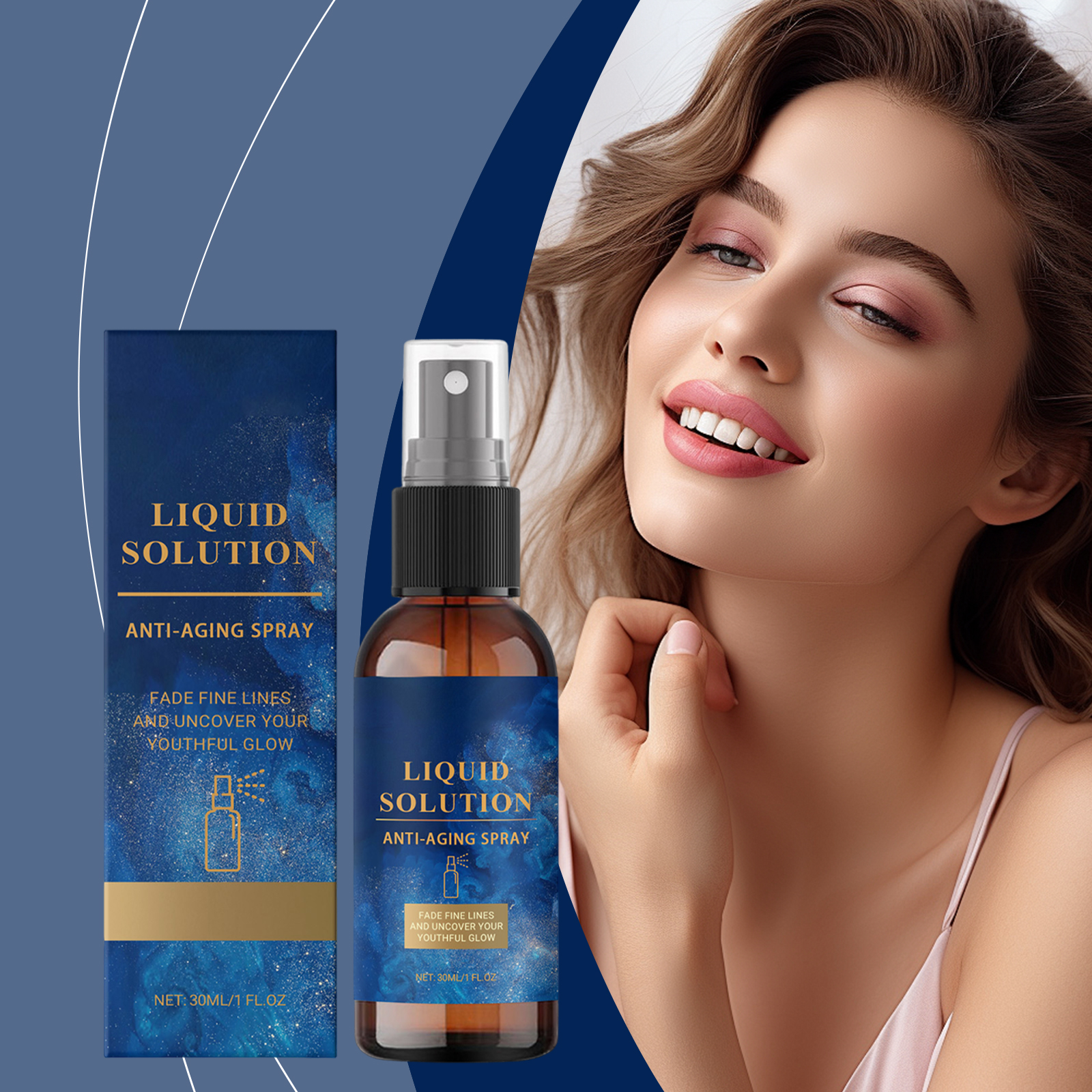 Facial Hydrating Spray Firm Plump Facial Skin Refine Pores Moisturize Nourish Face
