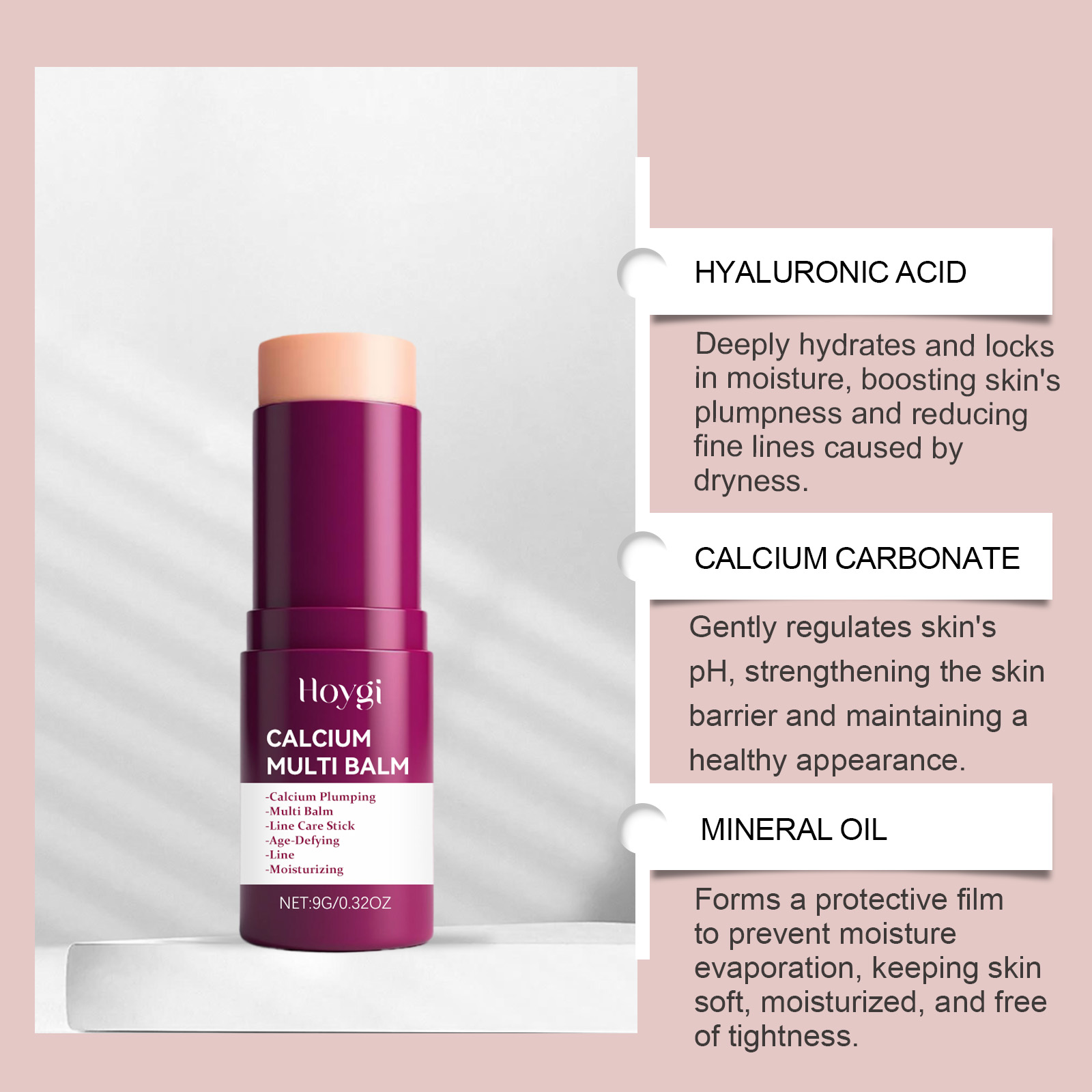 Multi Effect Moisturizing Cream Stick Light Hydrating Delicate Replenish Water Gentle Daily Portable Skin Care