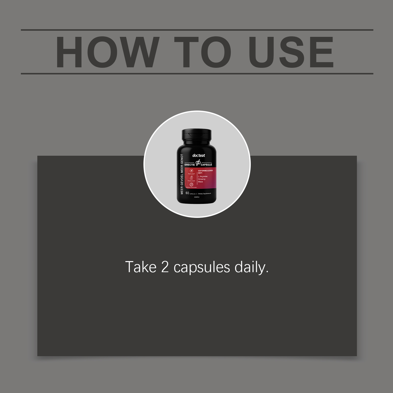 Men Care Capsules Men Body Maintenance Plant Essence Capsules Nutritional Supplement