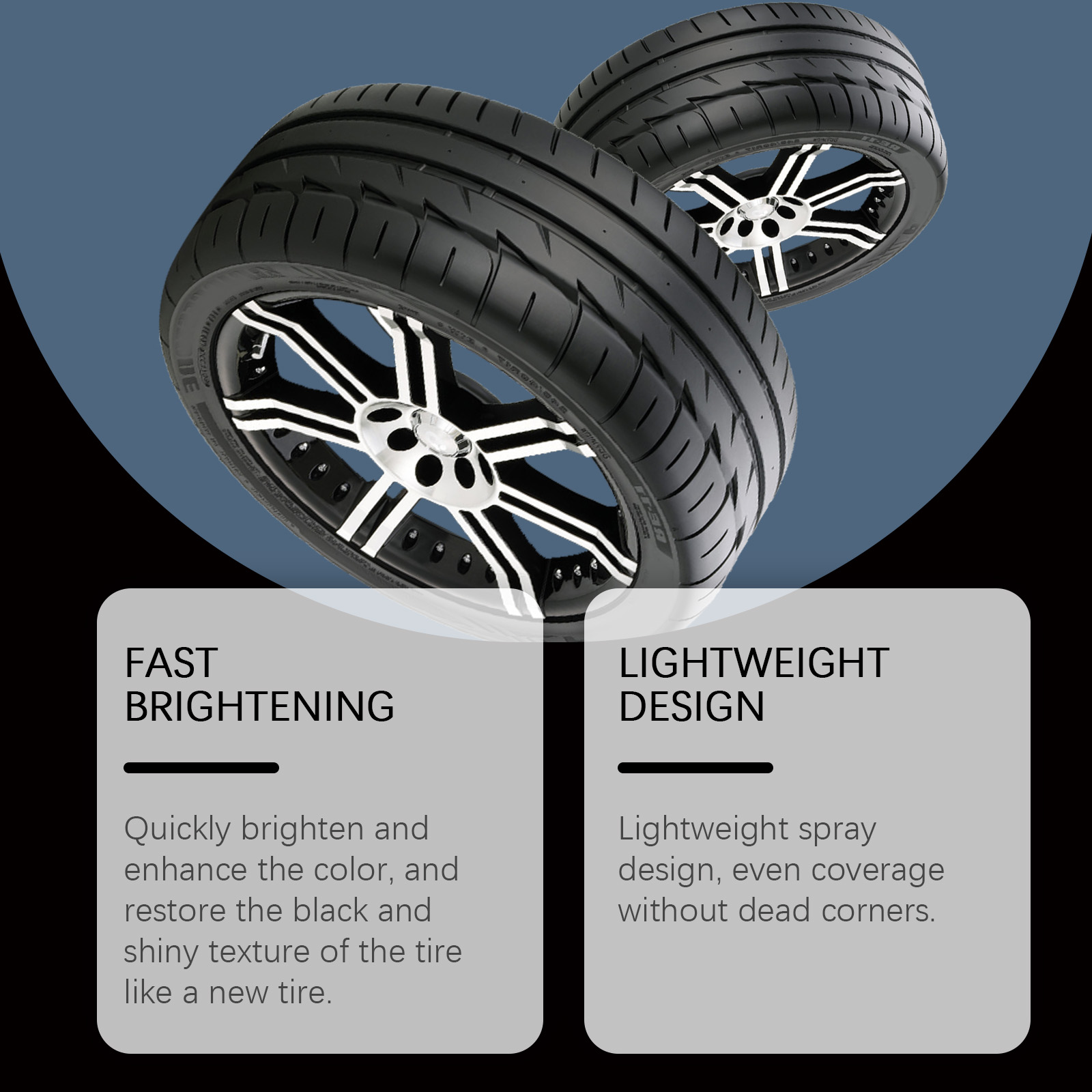 Car Tire Shine Spray Waterproof Anti Dirty Protective Gloss Anti Dust Long Lasting Renew Care