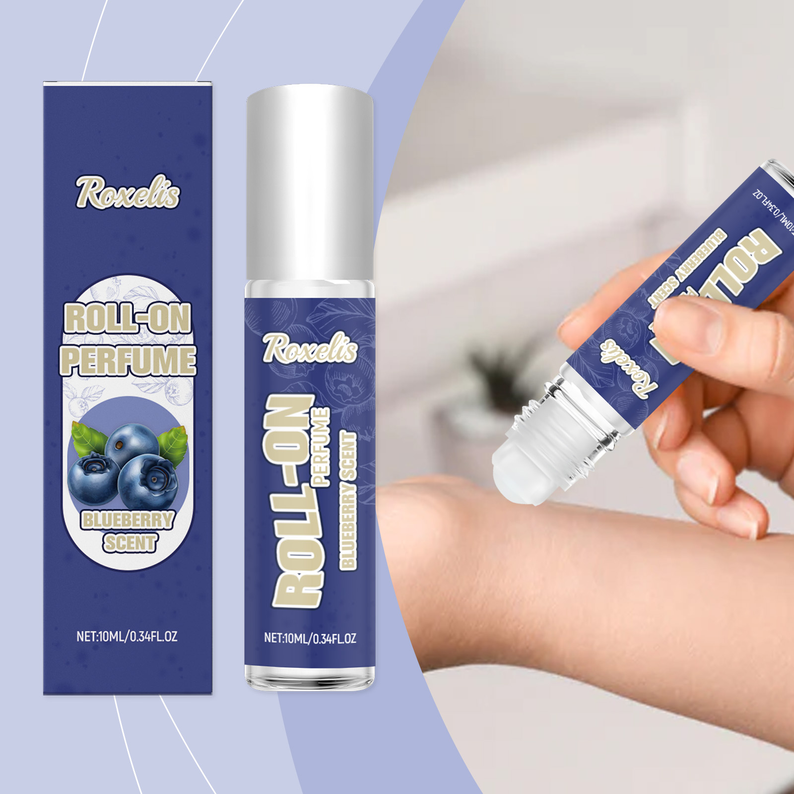 Blueberry Charm Roll On Perfume Niche Fragrance Releases Unique Fresh Long Lasting Scent