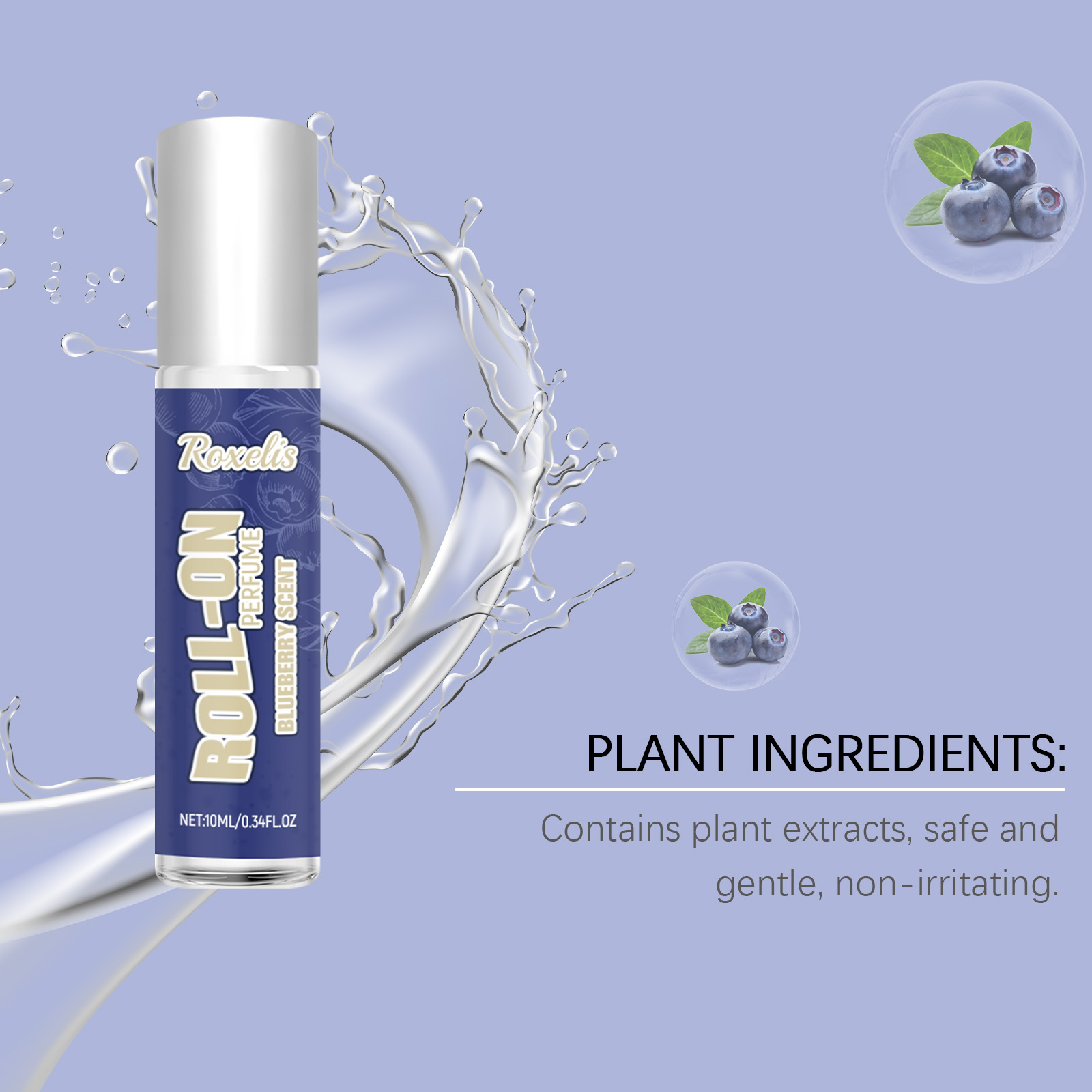 Blueberry Charm Roll On Perfume Niche Fragrance Releases Unique Fresh Long Lasting Scent