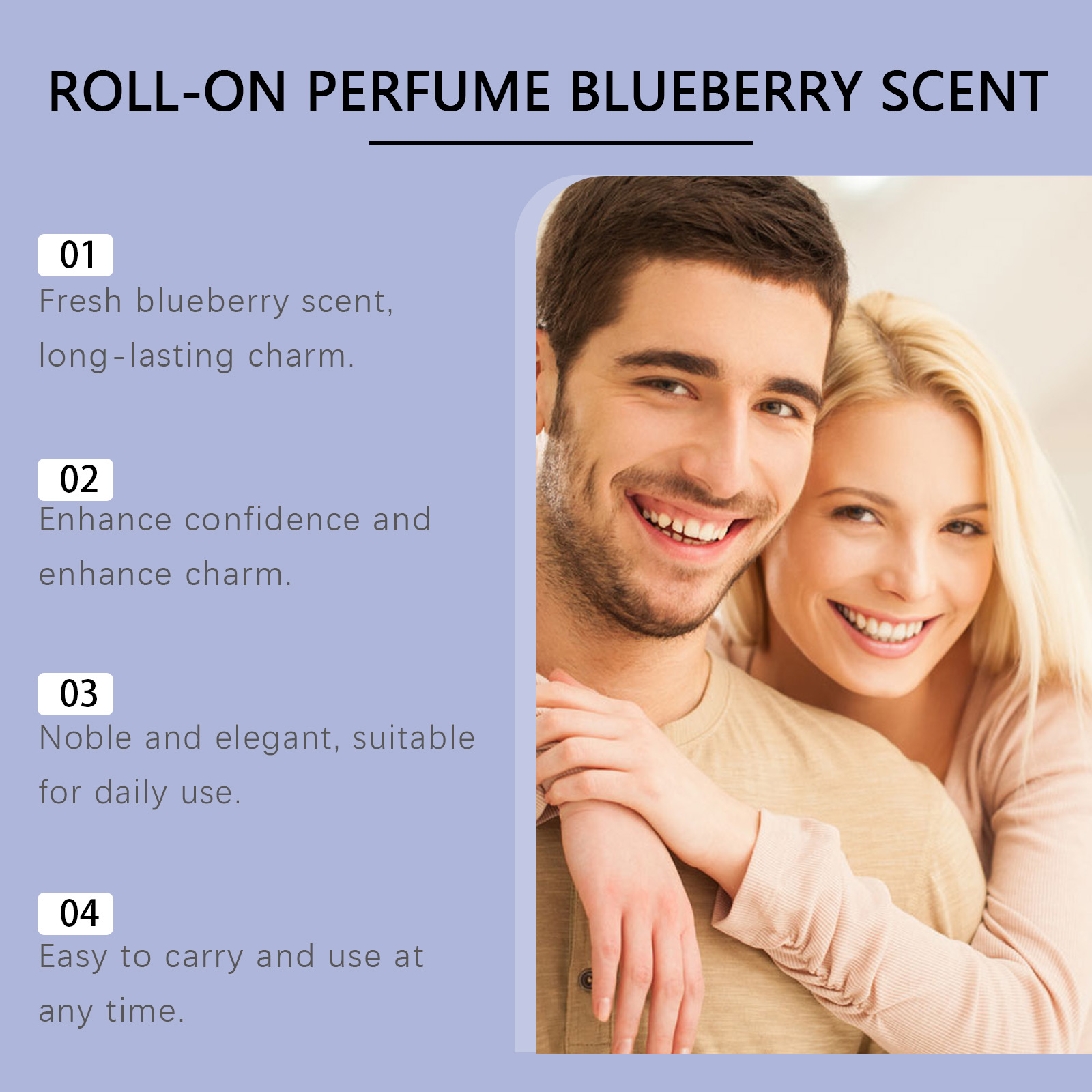 Blueberry Charm Roll On Perfume Niche Fragrance Releases Unique Fresh Long Lasting Scent
