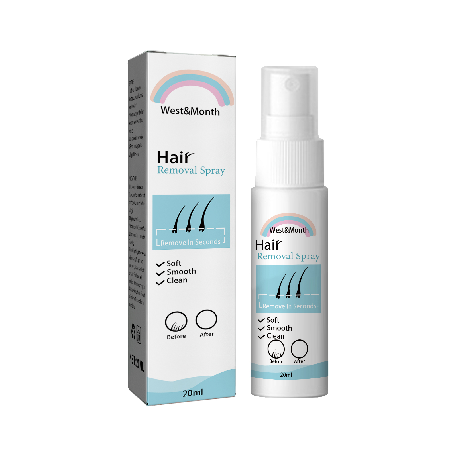 Hair Removal Spray For Underarm Body Gentle Non Irritating Formula For Smooth Skin Daily Care