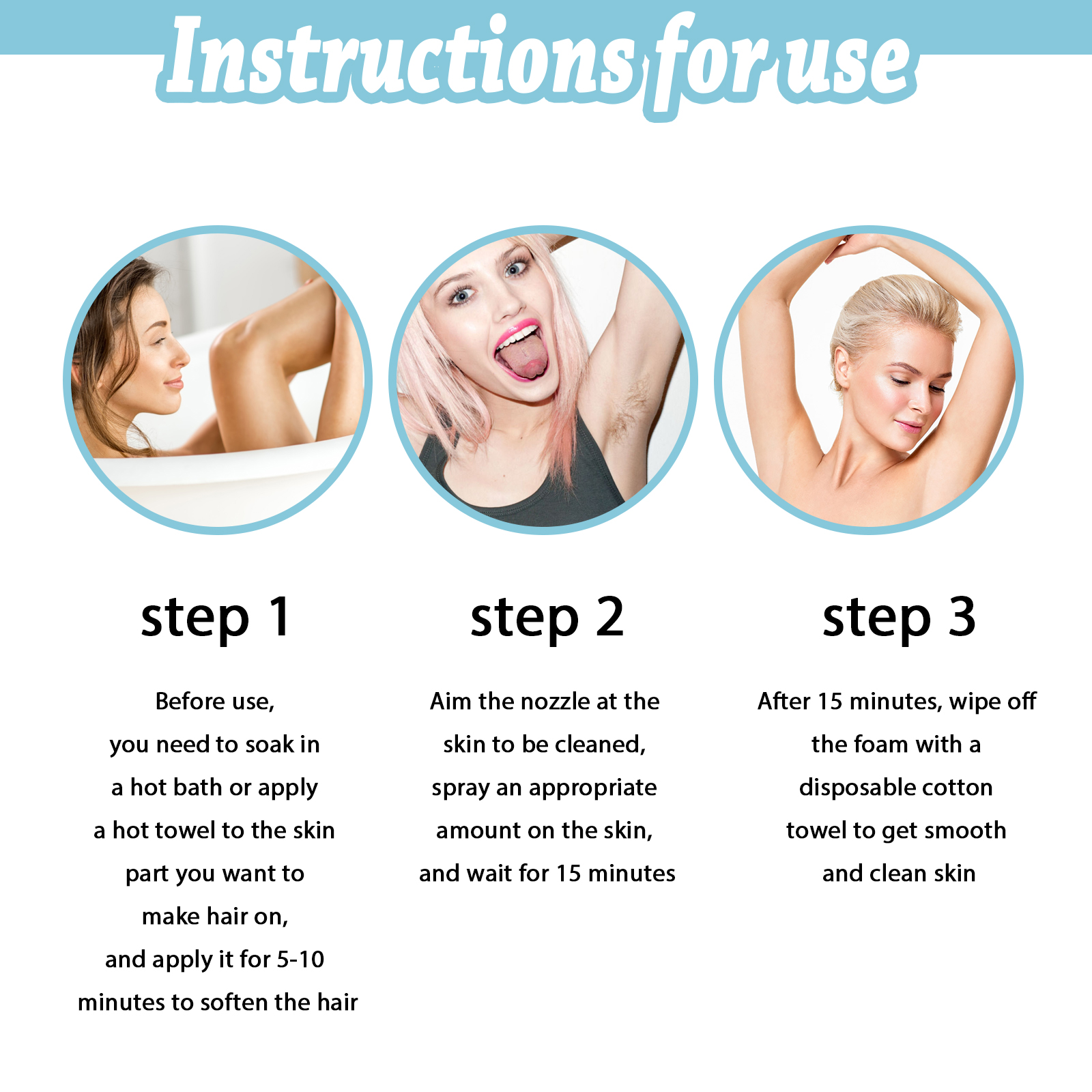 Hair Removal Spray For Underarm Body Gentle Non Irritating Formula For Smooth Skin Daily Care
