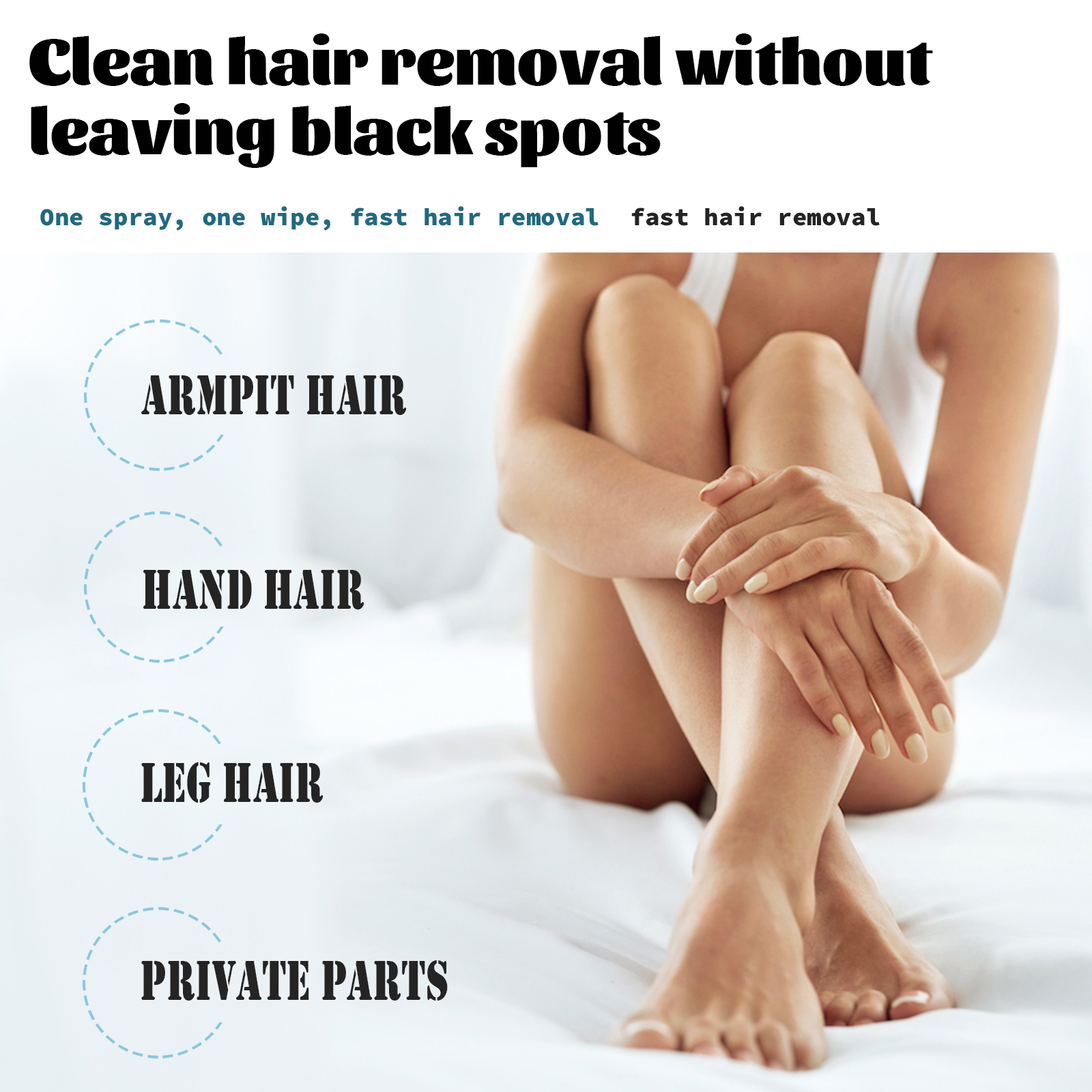 Hair Removal Spray For Underarm Body Gentle Non Irritating Formula For Smooth Skin Daily Care