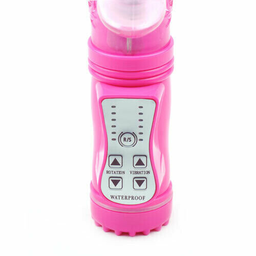 Thrusting Rampant Rabbit Vibrator Adult Sex Toy Rotating Beads Clit Stim