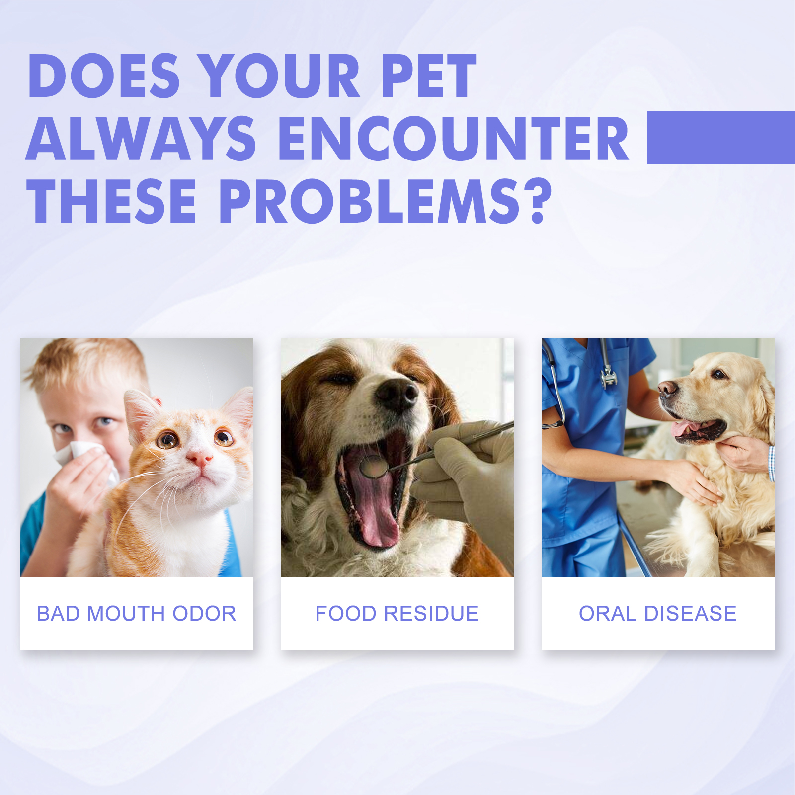 Dog Breath Freshener Spray Pet Oral Cleaning For Cats And Dogs Bad Breath Removal And Dental Care 60ml