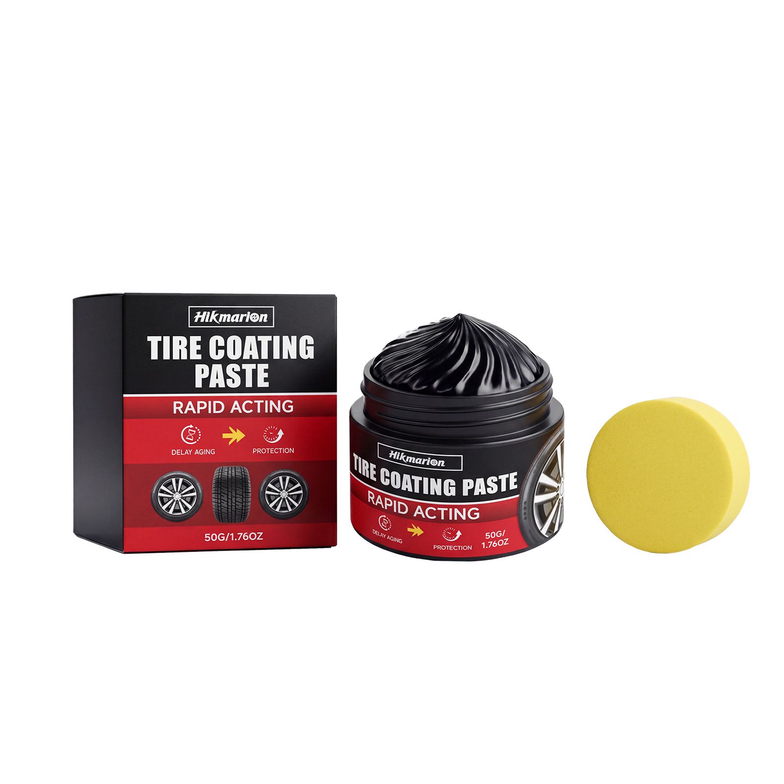 Tire Restoration Balm Polishing Cleaning Gloss Enhancer For Car Wheel Care 50g