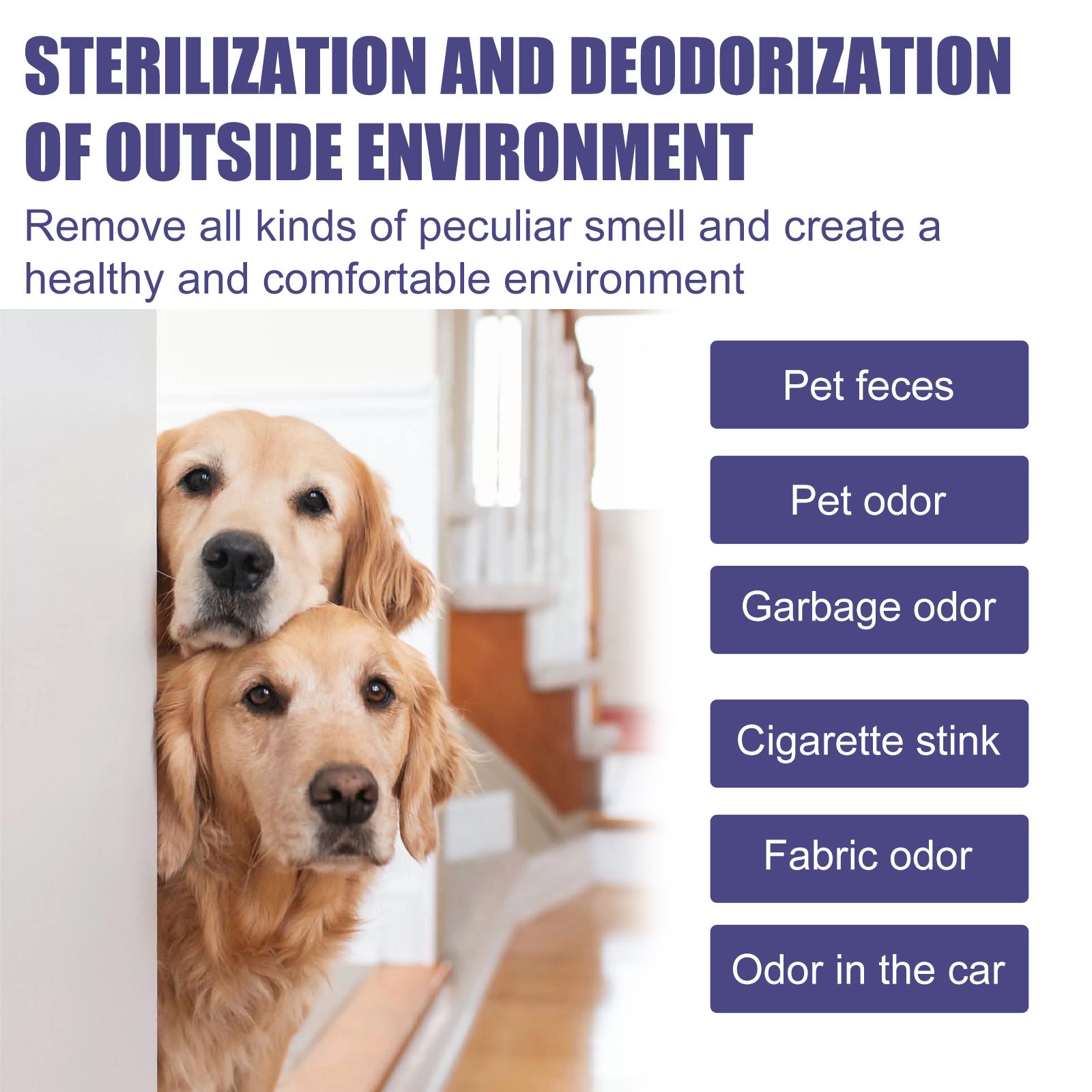 Pet Deodorizer Spray For Dogs And Cats Odor Removal Urine Smell And Fresh Air