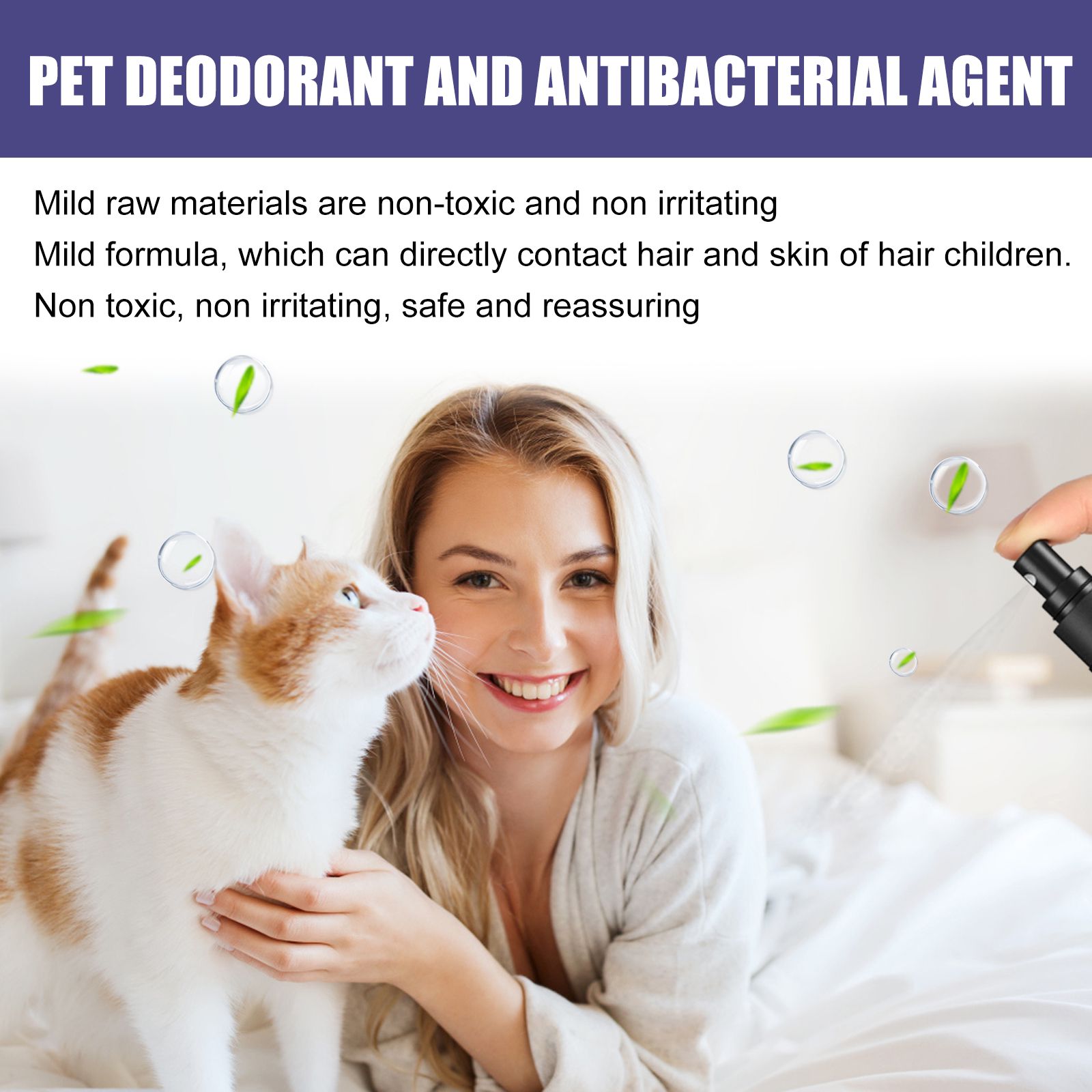 Pet Deodorizer Spray For Dogs And Cats Odor Removal Urine Smell And Fresh Air