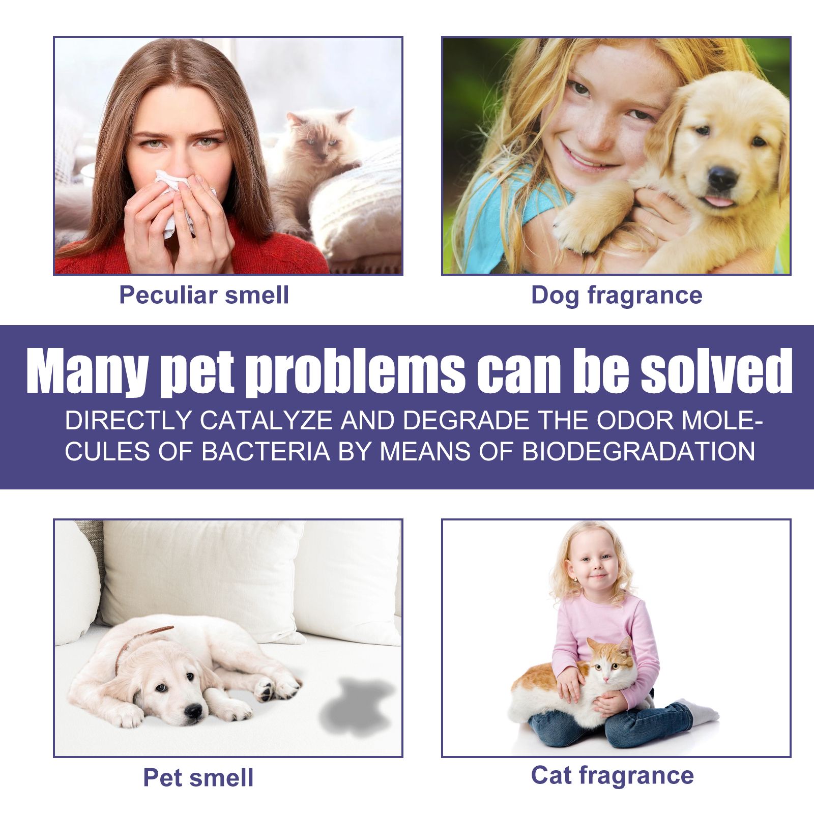Pet Deodorizer Spray For Dogs And Cats Odor Removal Urine Smell And Fresh Air