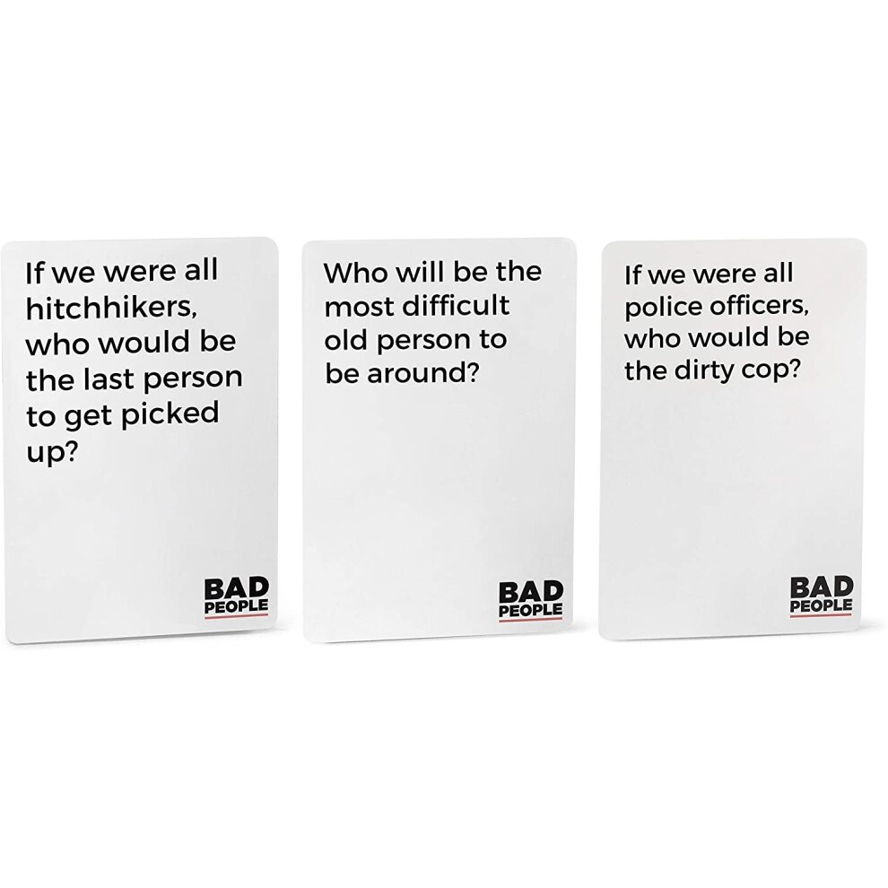 BAD PEOPLE - The Adult Party Game You Probably Shouldn't Play