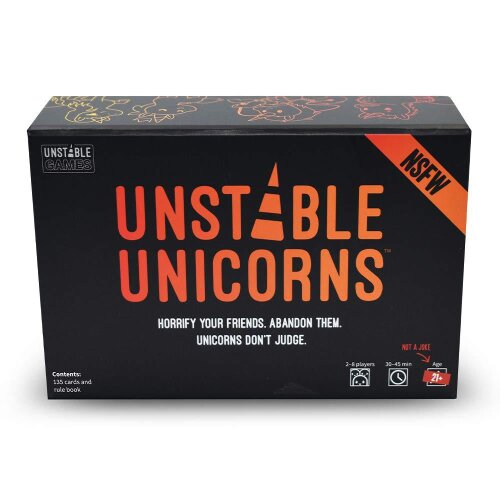 (Unstable Unicorns Black 2) Unstable Unicorns -  Family Gathering Board Game