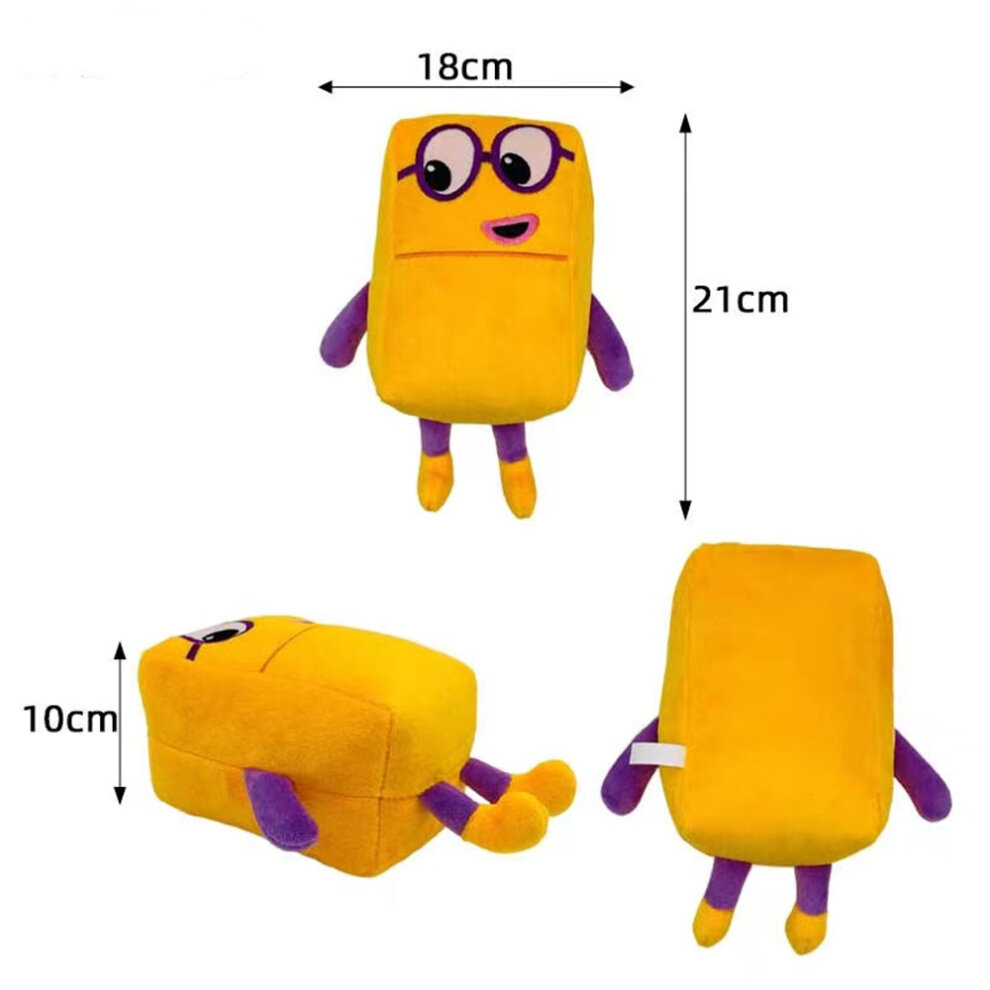 (Digital Set) Numberblocks Plush Toy Math Primer Study New