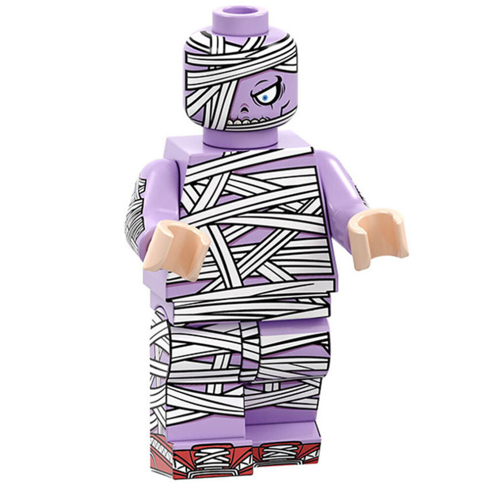 16PCS Halloween Vampire Witch Pumpkin Man Lego Man