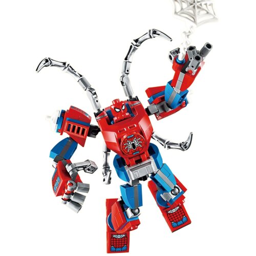 (Spiderman) Marvel Avengers Minifigure Joints Operable Lego Building Blocks Kids Toys