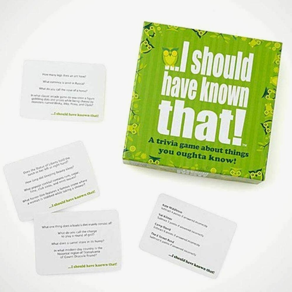 I Should Have Known That! Game