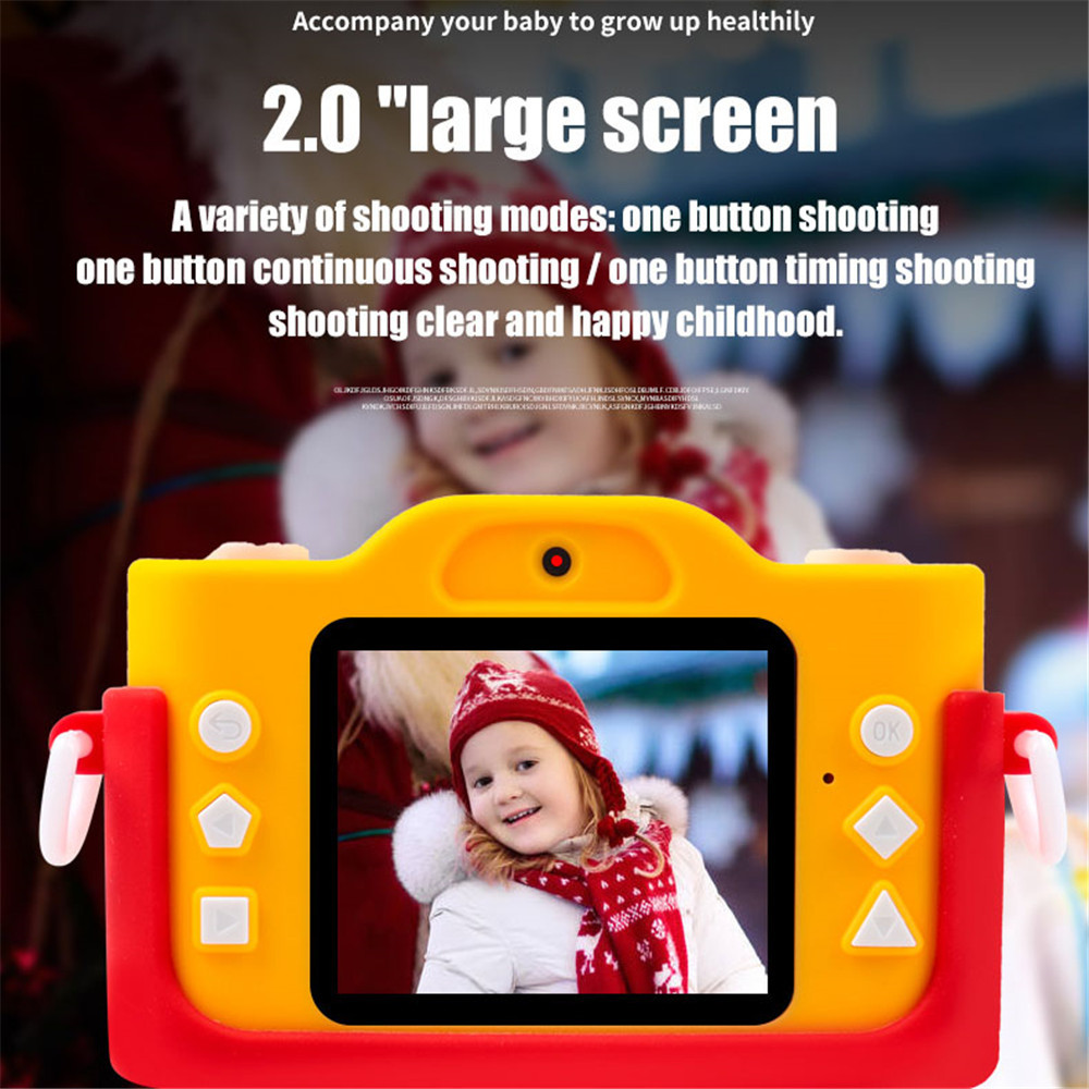 Instant Print Camera for Kids 1080P HD Digital Camera Black and White Photo Instant Cameras with 2 Inch Screen 32GB SD Card for Girls Boys Christmas Birthday Gifts Toy