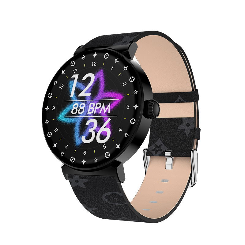 NFC Function Bluetooth Calls Music 1.28 Inch New Colorful Light Smart Watch Women