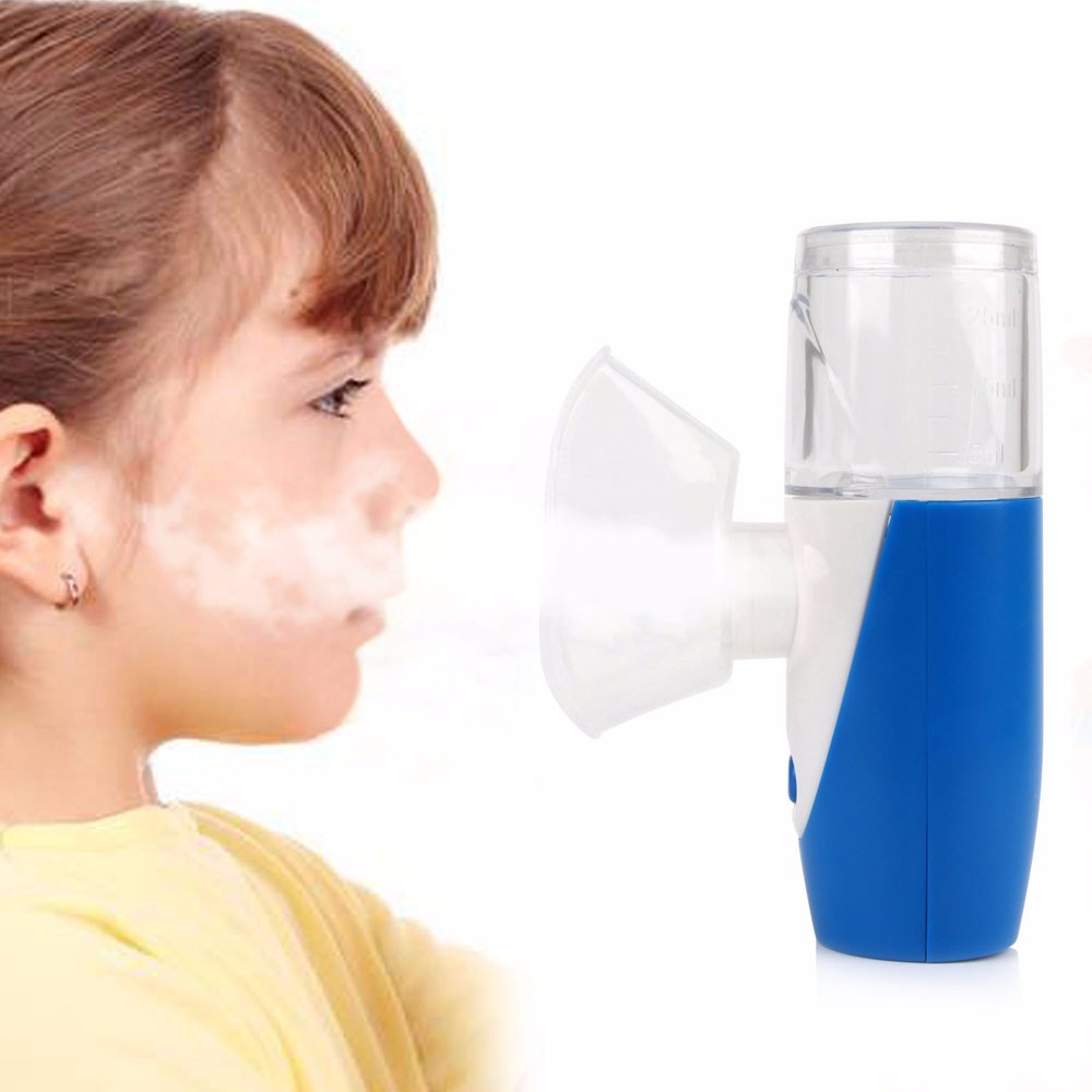 Handheld Mesh Nebulizer USB Ultrasonic Relief from Allergies Asthma for Breathing Problems