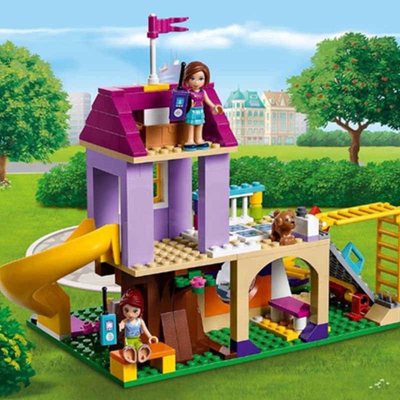 Girls Friends Heartlake City Playground Building Blocks Bricks Education Toys For Girls