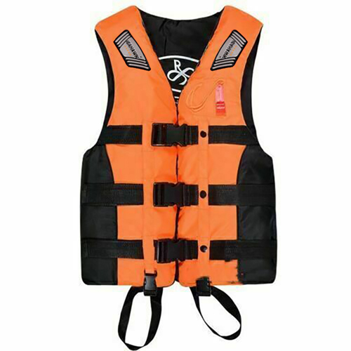 (Orange S) Life Jacket Adult Kids Unisex Life Vest Neoprene Lifejackets Buoyancy Aids Comfortable Adjustable for Motorboat Boating Kayaking Floatation Device Diving Swimming Fishing  Surfing Outdoor WaterSports