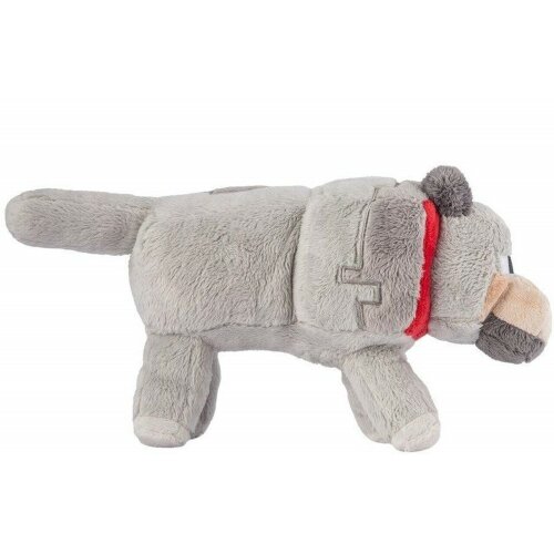 Minecraft 5955 Licensed 15 Grey Wolf Plush