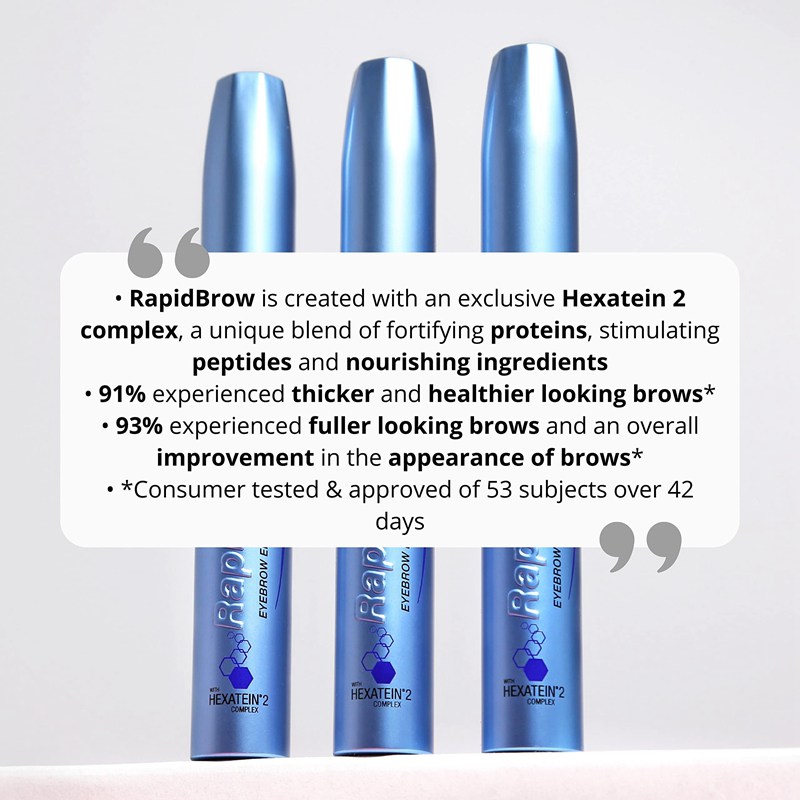 RapidBrow Eyebrow Enhancing Serum for Thicker Brows 3ml