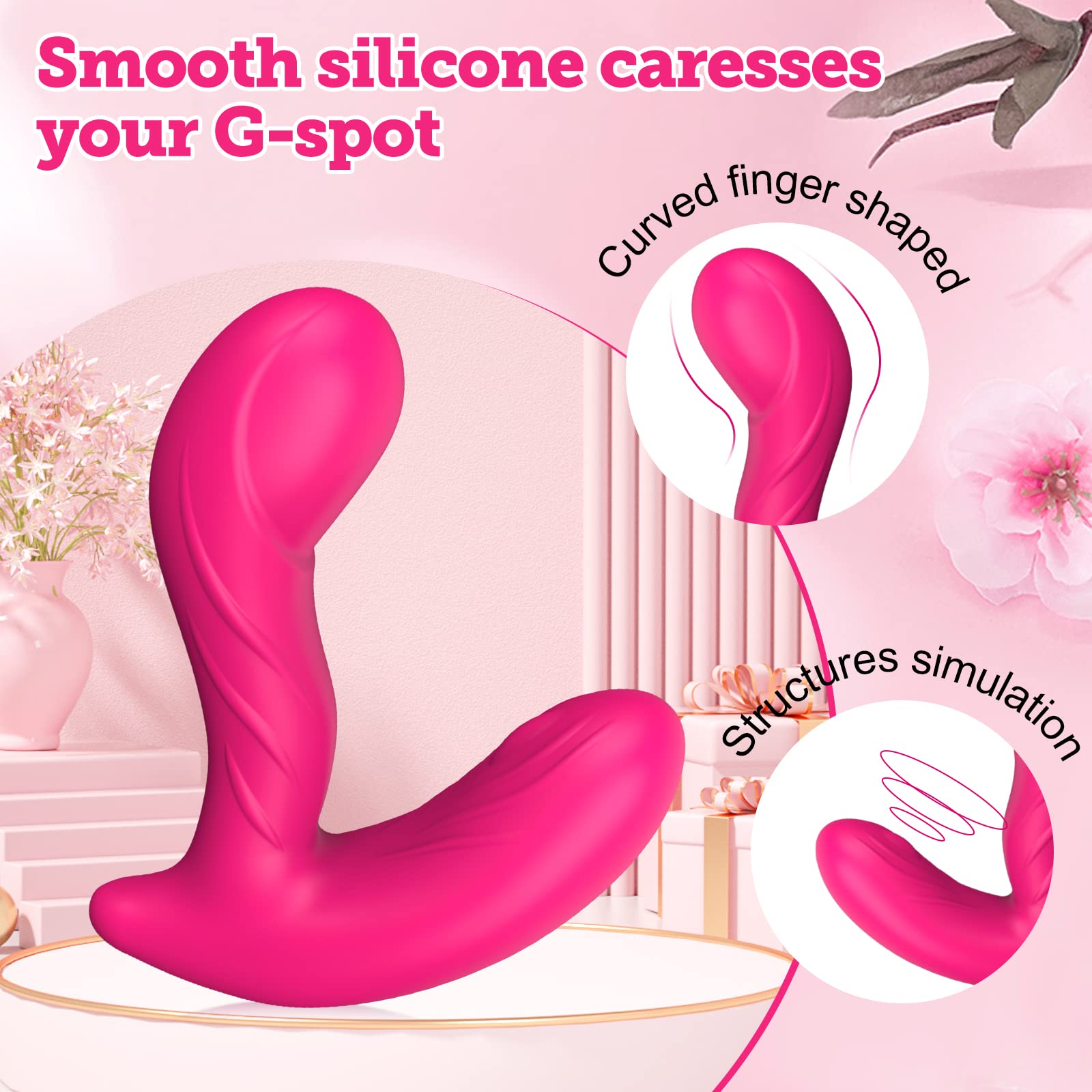 Wearable Panty Vibrator Sex Stimulator for Women Clitoral Stimulator G Spot Massager Anal Vibrator Vibrating Eggs Waterproof Adult Toy for Couples