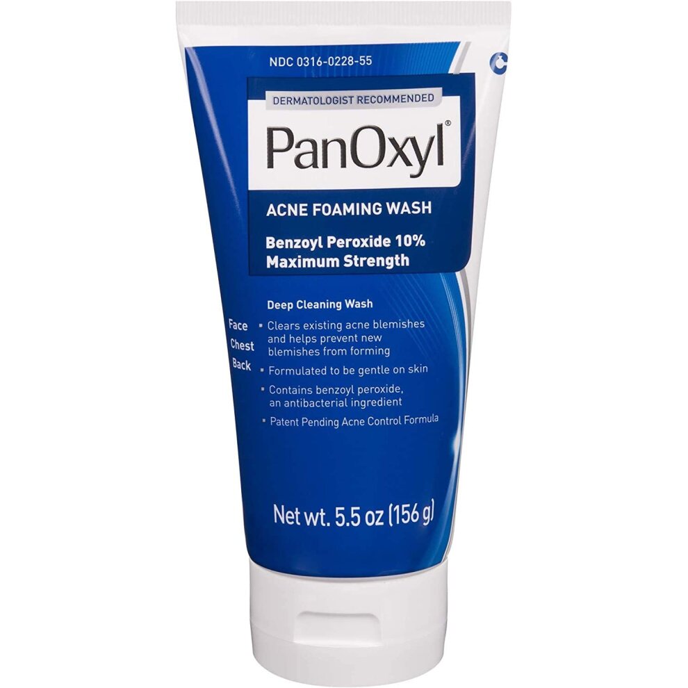 PanOxyl Acne Foaming Wash 10 Percent