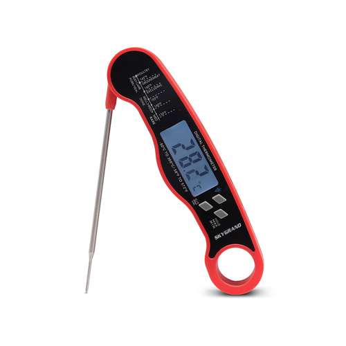 Digital Meat Thermometer Probe - Fast Instant Read Food Thermometer for Cooking, Candy Making, Outside Grill, Waterproof Kitchen Thermometer with Backlight & Hold Function