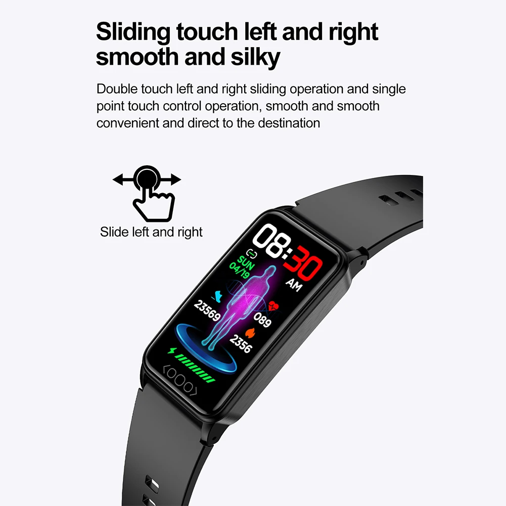 1.47 Inch Touch Screen  Smart Watch Fitness Tracker Smartwatch Heart Blood Oxygen Sleep Monitor IP68 Waterproof Watch