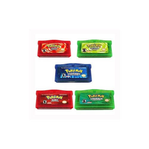 5pcs  NINTENDO Pokemon Ruby Games GBA Game Boy Advance