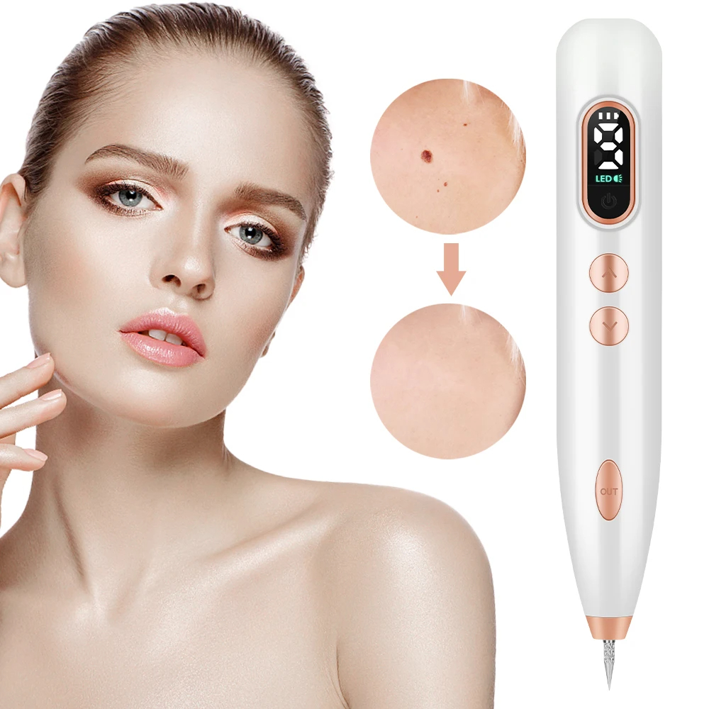 Rechargeable Plasma Pen Skin Tag Remover Mole Removal Tattoo Papilloma Wart Spots Dark Dpot Black Dot Nevus Freckle Flat Blemish Pimples Removal Pen