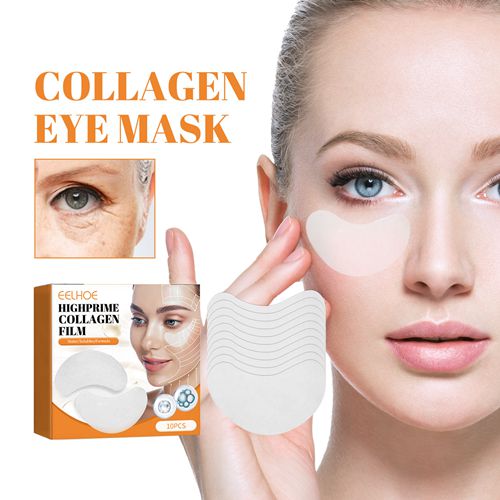 EELHOE Collagen Eye Mask Film Anti Wrinkles Remove Dark Circles Nourish Mask Moisturizing Lift Firming Skin Eyes Care