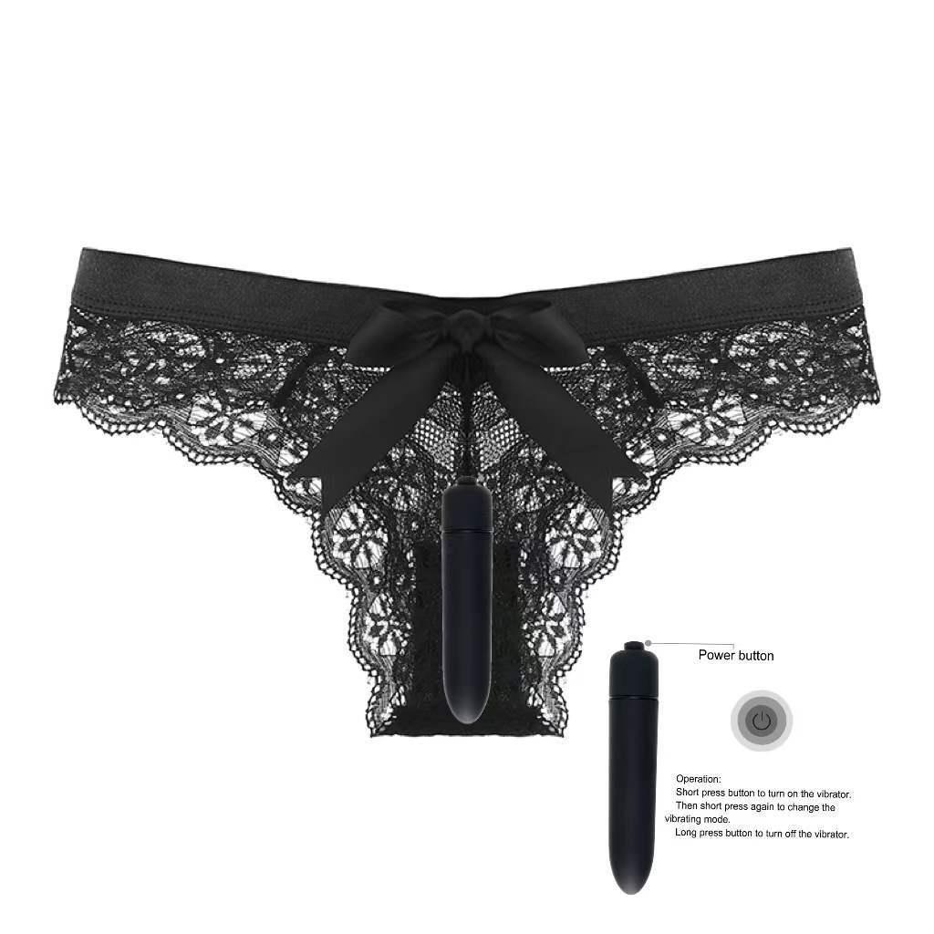 Lace Wearable Panty Mini Vibrator Bullet Head 10 Frequency Wireless Remote Control Vibration Jumping Egg USB Sex GL Masturbation Sex Toys Fetish Anal Plug