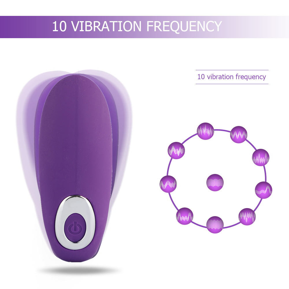 (Purple) Wearable Panties Vibrators for Couples Erotica Sex Intimate Goods Silicone Dildo Vibrators Remote Control Lesbian Adults Sex Toys U Shape 10 Speed
