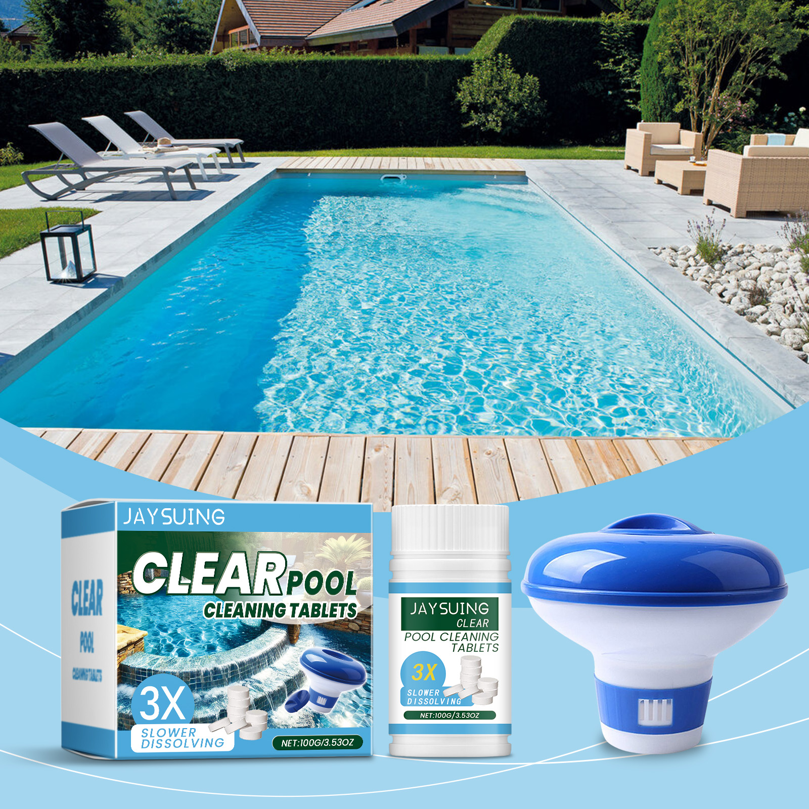Swimming Pool Pill Floating Cup Containers For Pool Cleaning Effervescent Tablets Chlorine Dispenser Water Disinfection Purifier ﻿