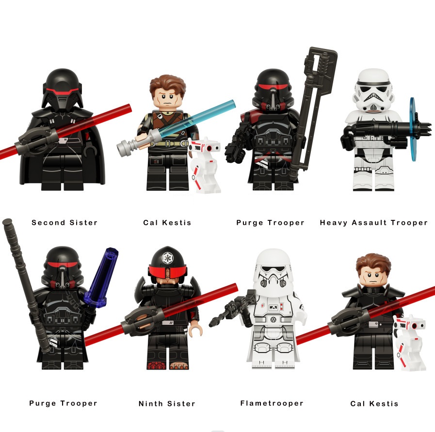 (Style A) Star Wars Building Block Toys Dark Storm Soldiers Action Mini Figures with Multiple Military Weapons Accessories for Kids