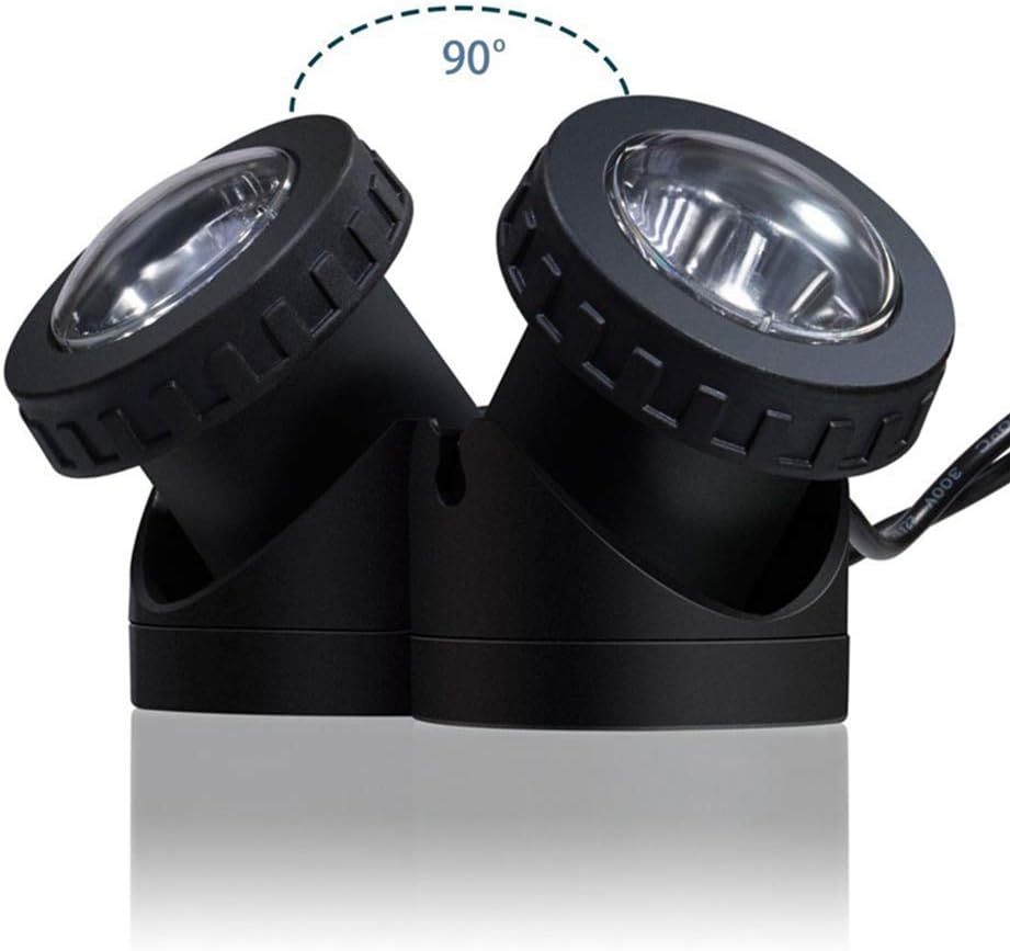 6 LED Solar Pond Lights Outdoor Waterproof Spotlights for Pool Fountain Fish Tank Garden Warm White