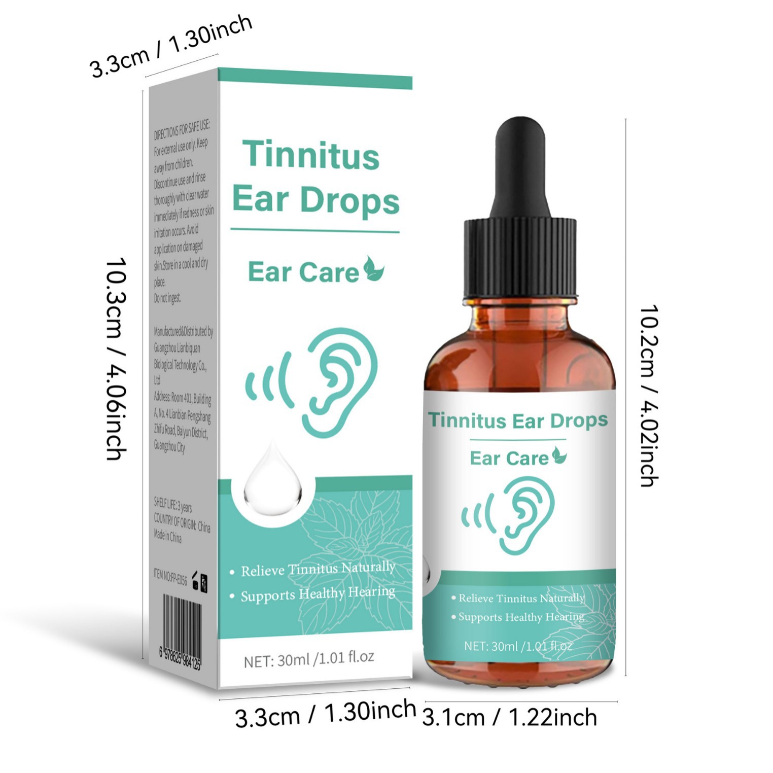 Ear Drops For Tinnitus Relief Soothing And Ear Canal Care Solution 30ml