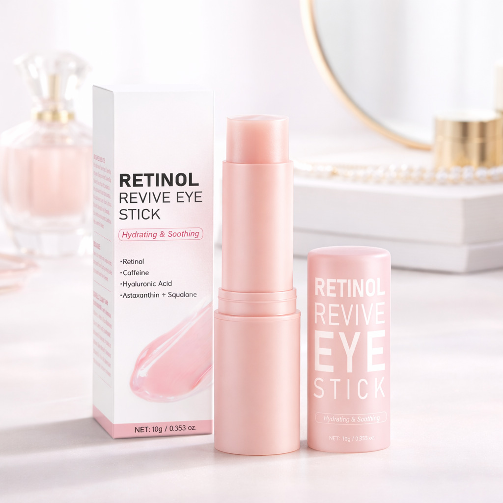 Retinol And Caffeine Eye Cream Stick For Hydrating Soothing And Daily Eye Area Care