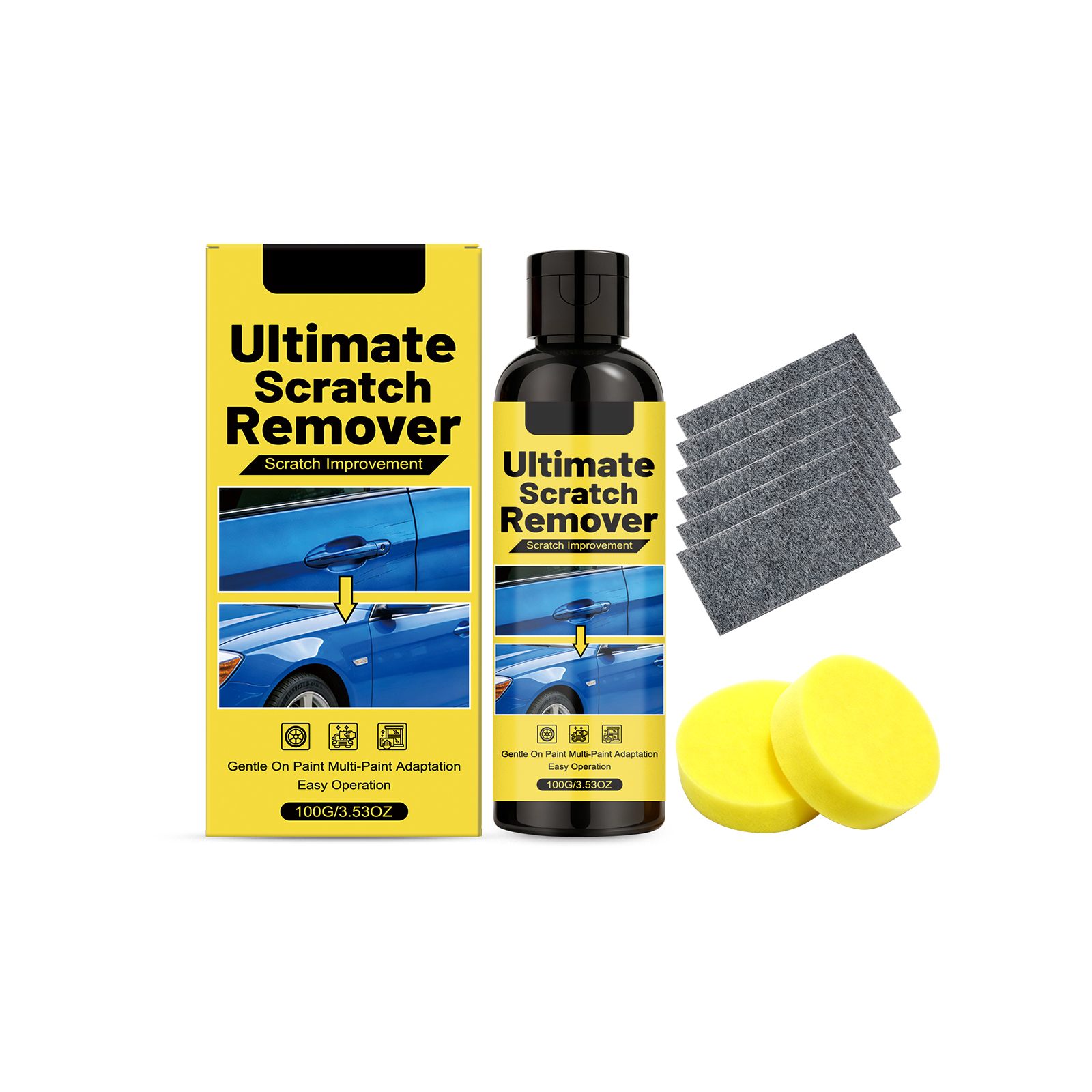 Auto Scratch Repair Kit Car Body Paint Surface Scuff Renew Fix Daily Vehicle Beauty Maintenance Care