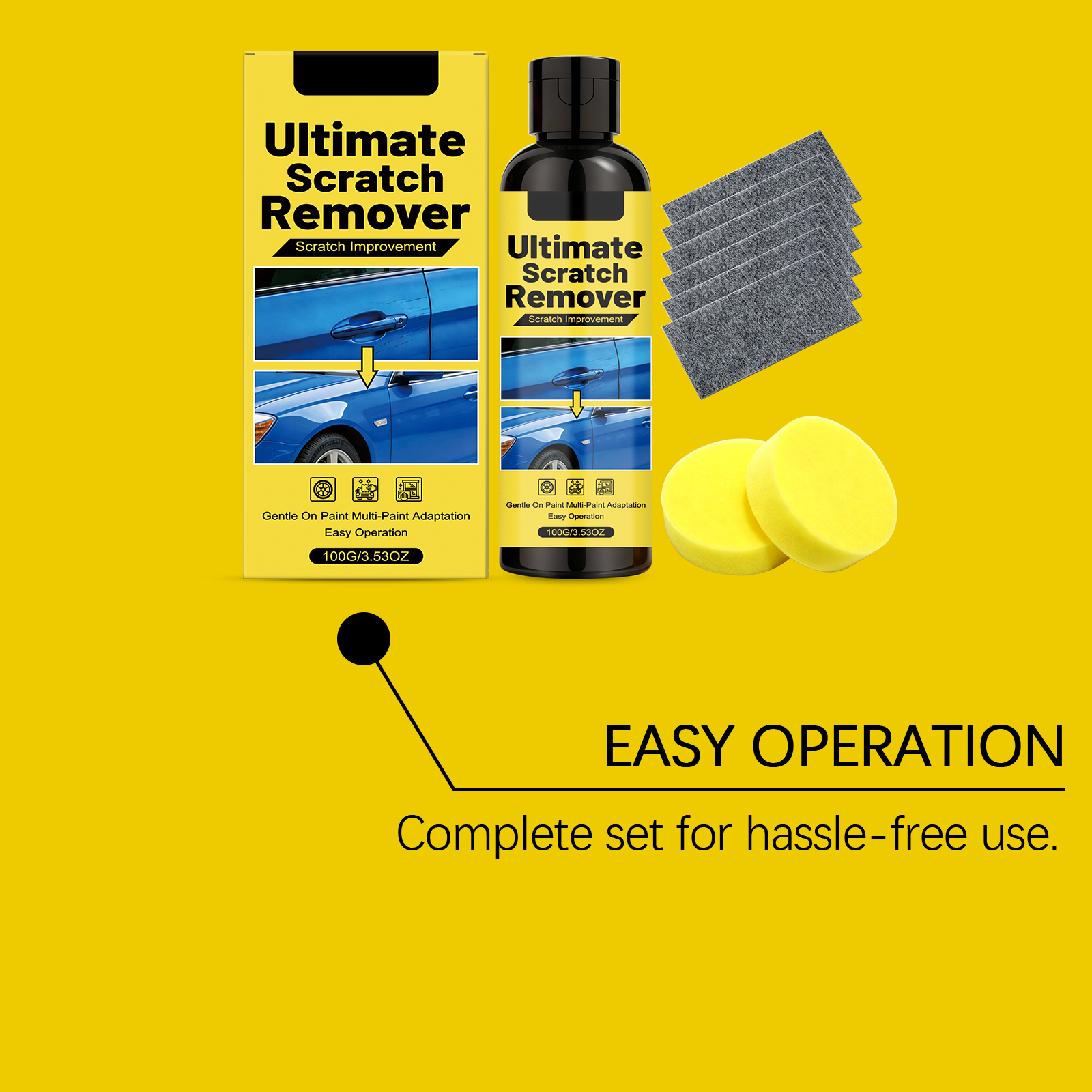 Auto Scratch Repair Kit Car Body Paint Surface Scuff Renew Fix Daily Vehicle Beauty Maintenance Care