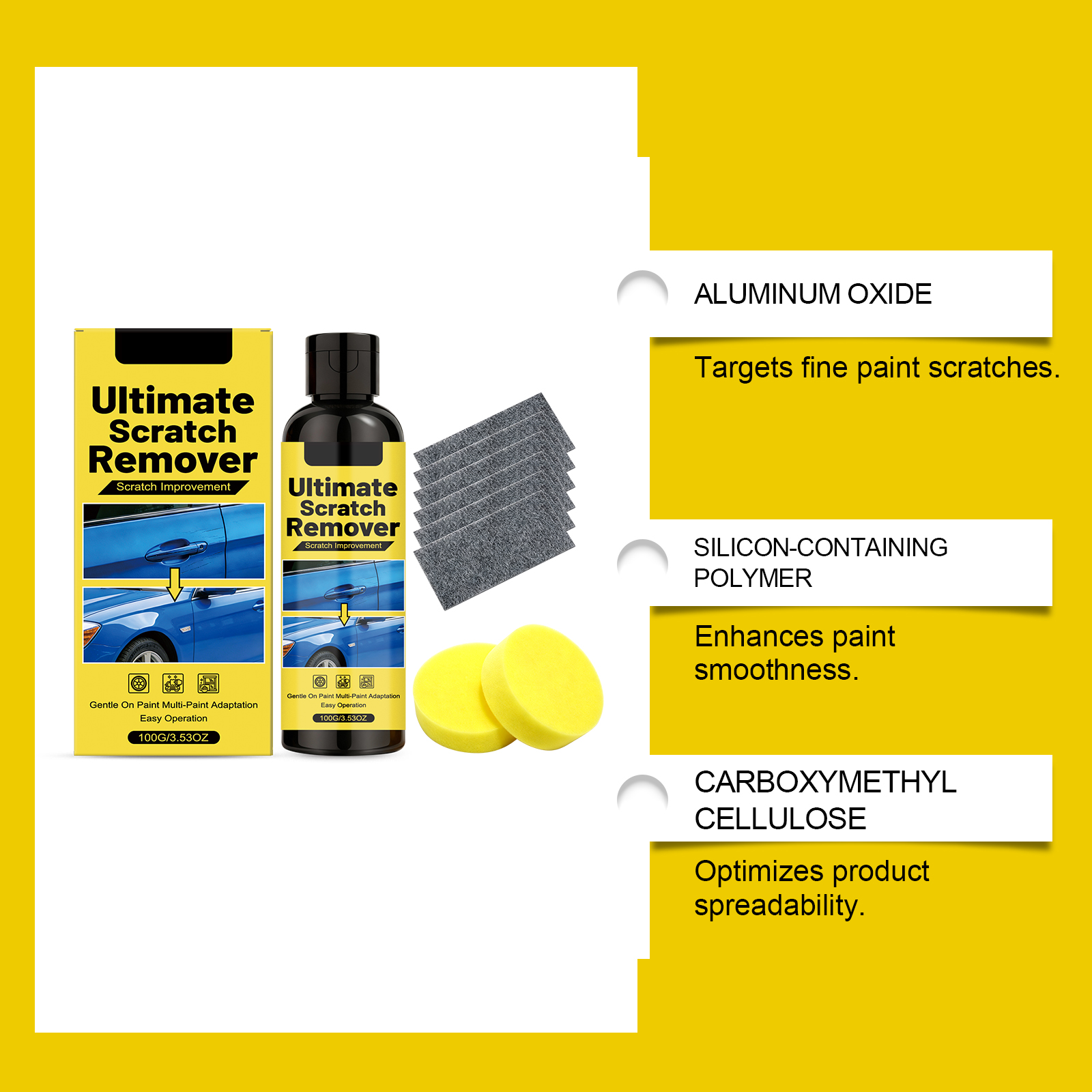 Auto Scratch Repair Kit Car Body Paint Surface Scuff Renew Fix Daily Vehicle Beauty Maintenance Care