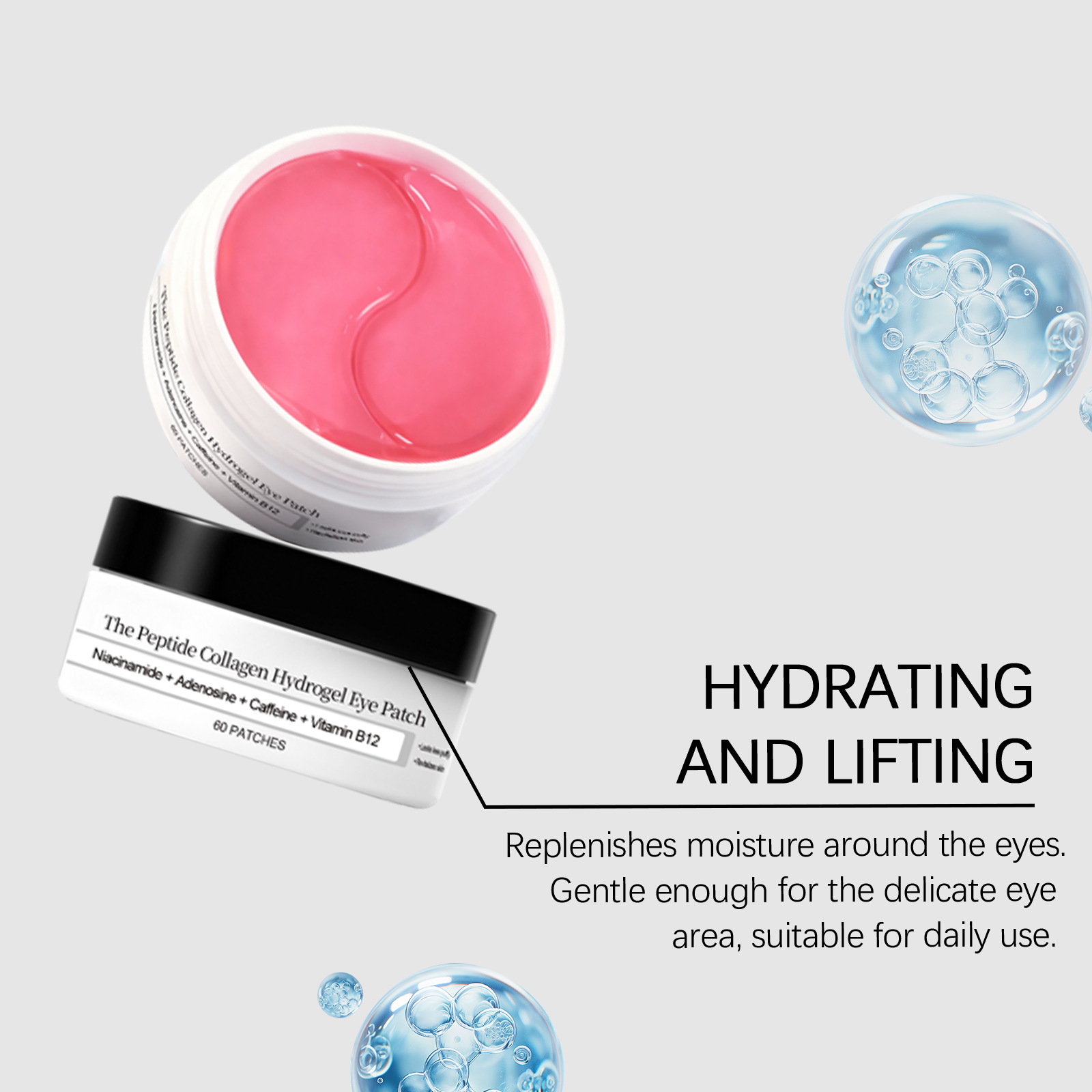 Moisturizing Eye Mask Periorbital Skin Thin Easy Fit Nourish Comfort Condition Daily Mild Wrinkle Care Patch