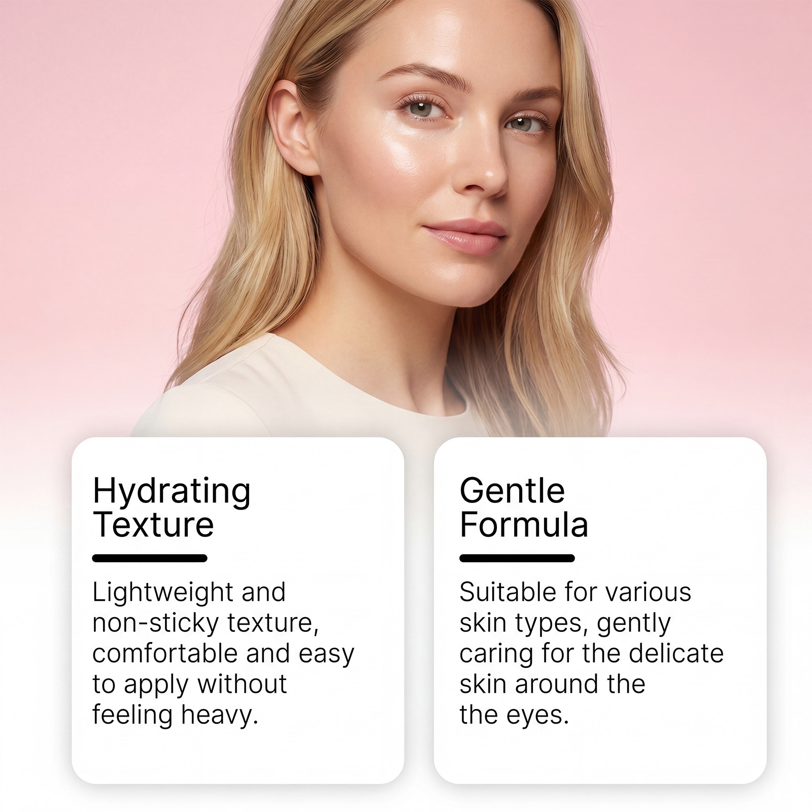 Collagen Eye Cream Mild Moisturizing Light Texture Easy Apply Daily Convenient Skin Care For Orbital