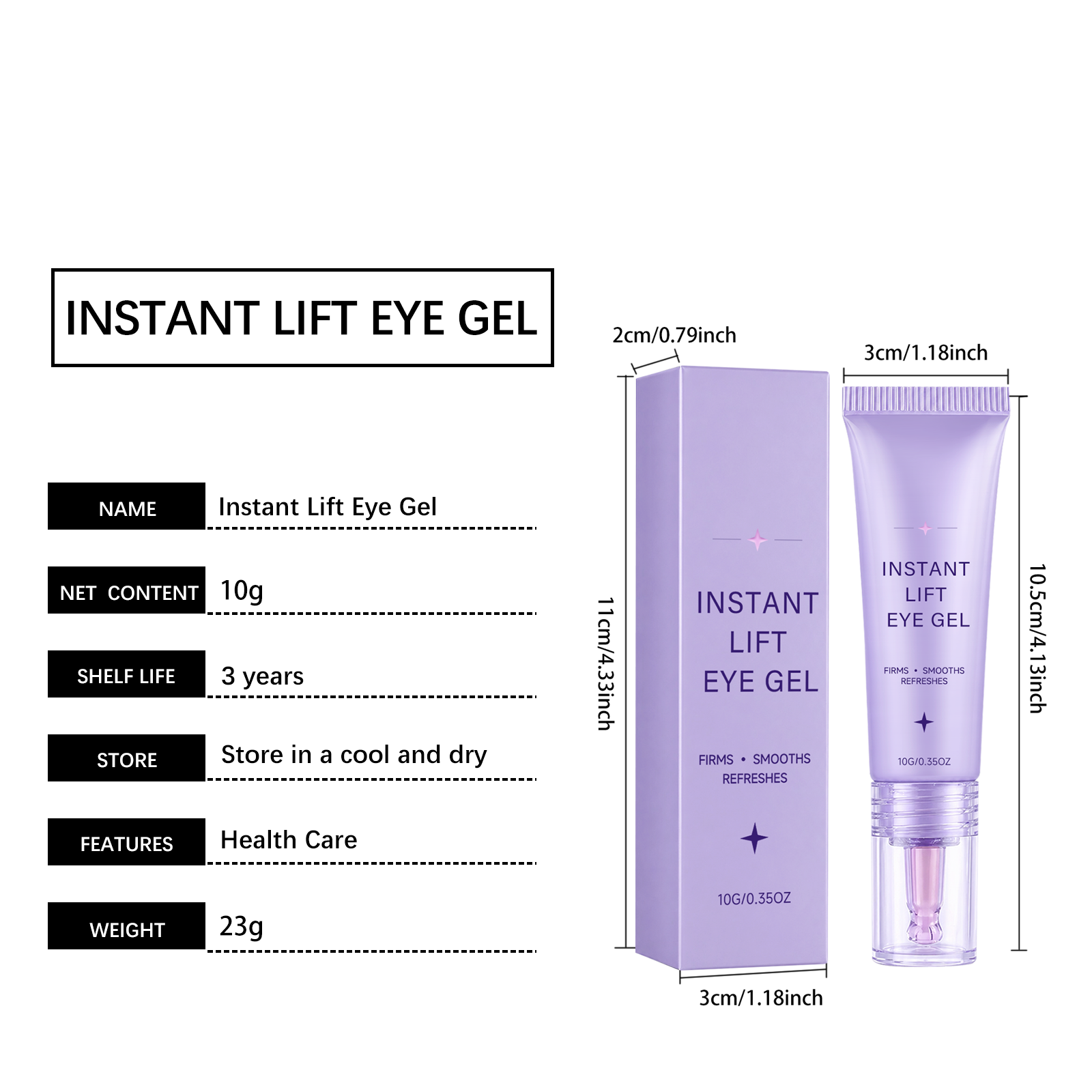 Collagen Eye Cream Mild Moisturizing Light Texture Easy Apply Daily Convenient Skin Care For Orbital