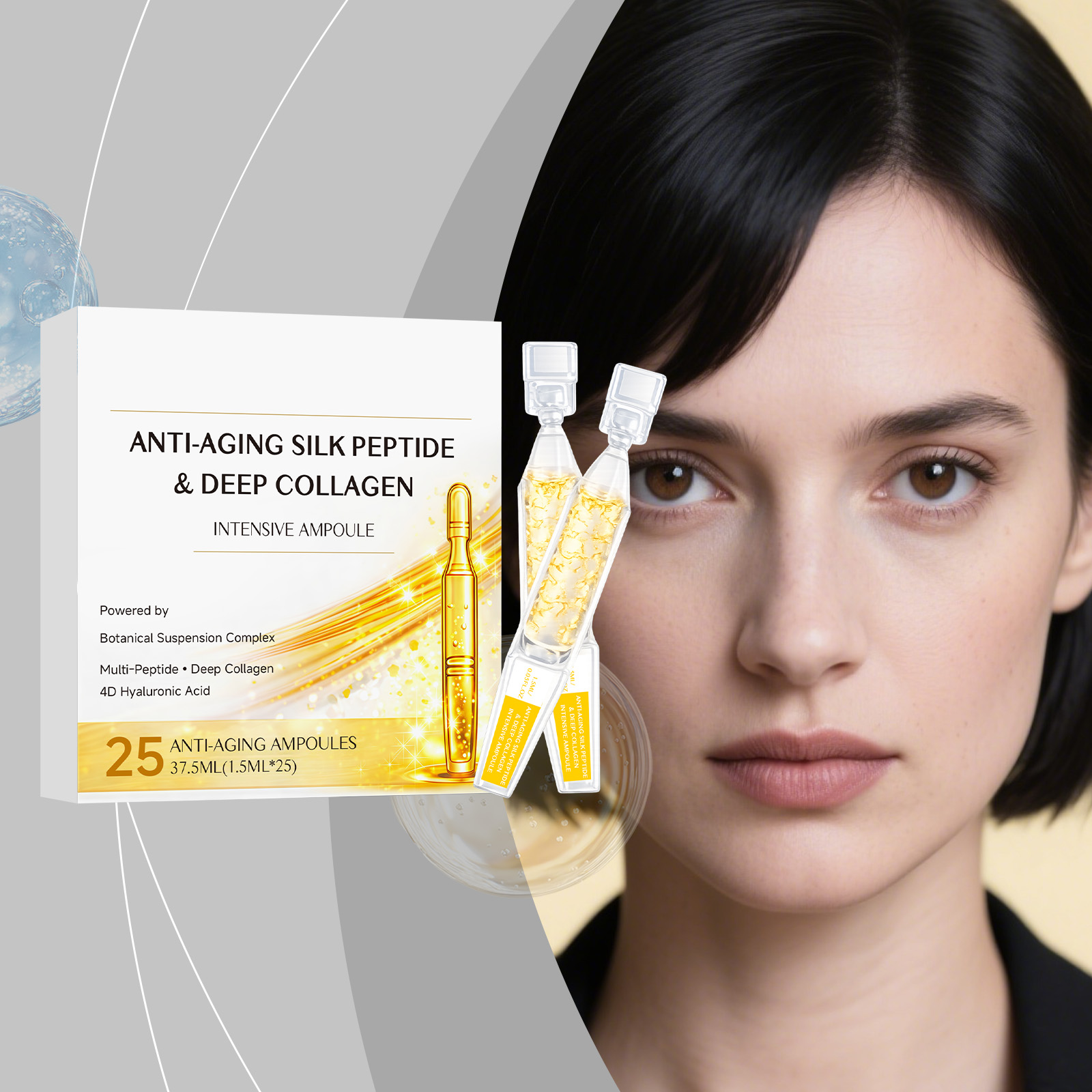 Facial Care Essence Liquid Moisturizing Hydrating Soft Skin Light Texture Mild Daily Face Treatment